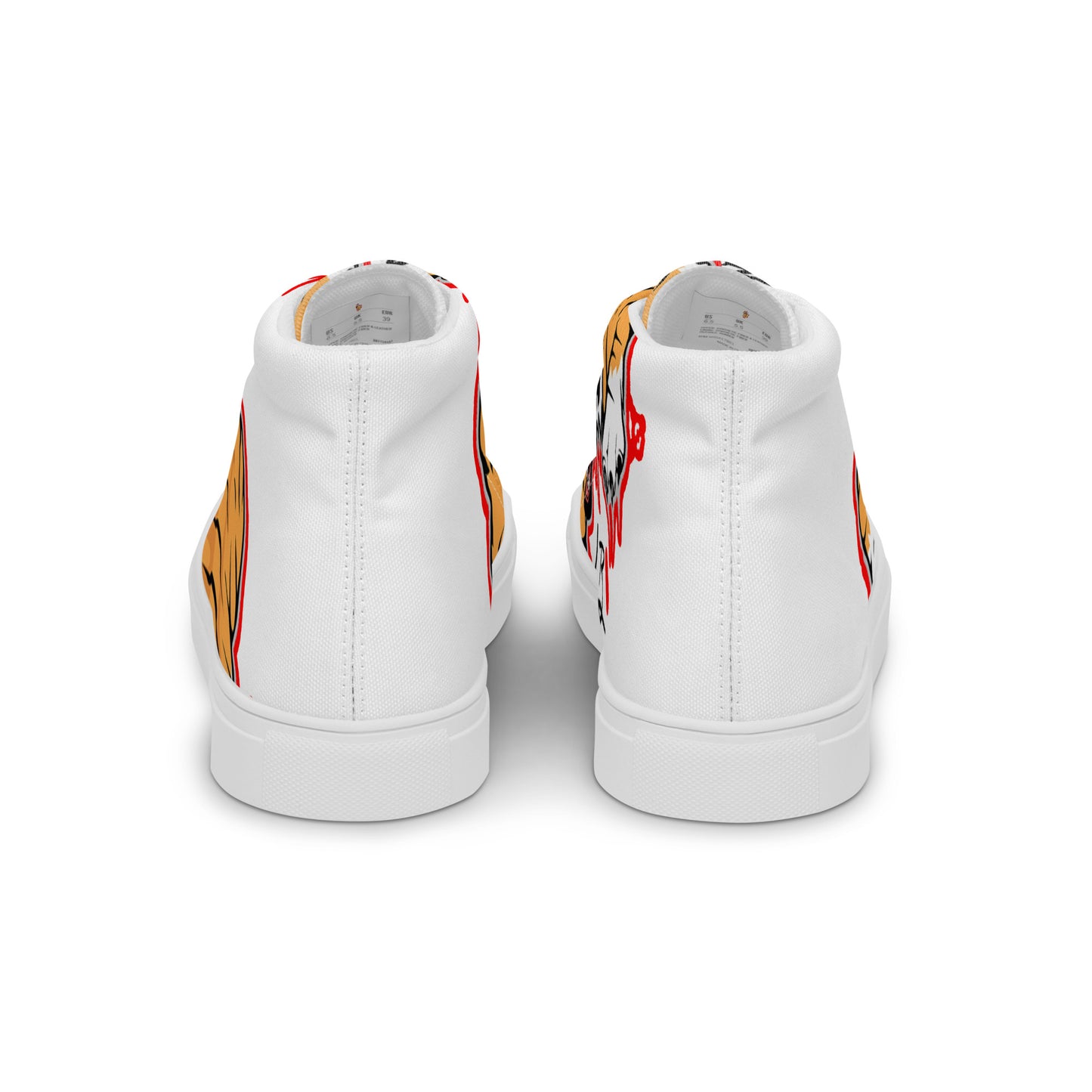 Men’s high top canvas shoes