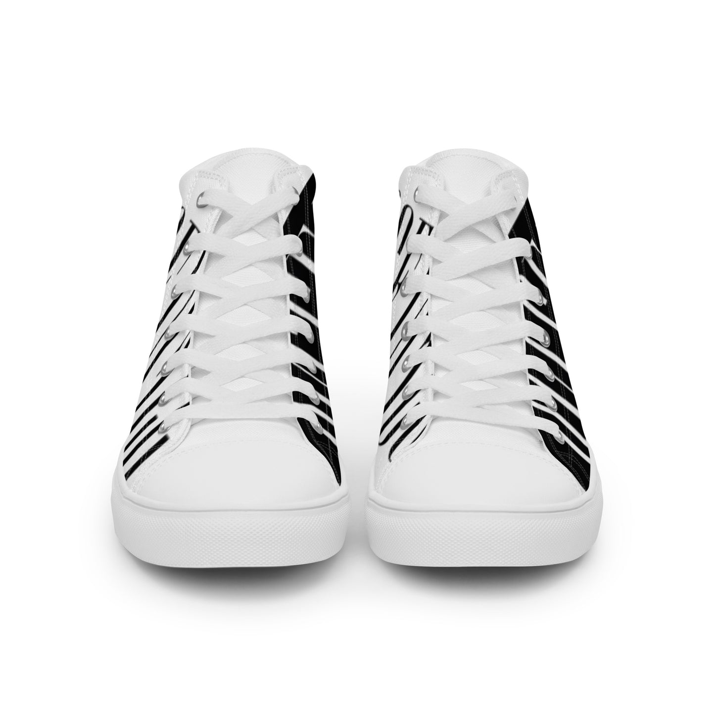 Men’s high top canvas shoes