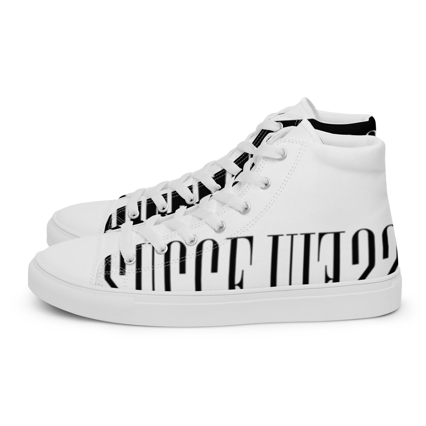 Men’s high top canvas shoes