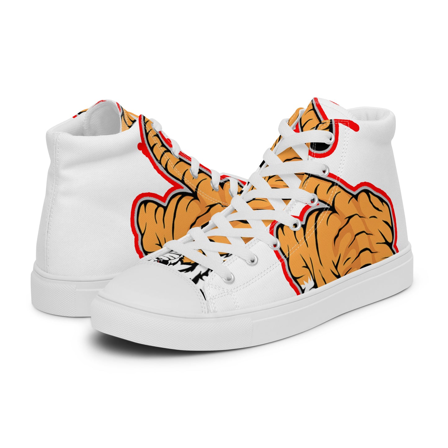 Men’s high top canvas shoes