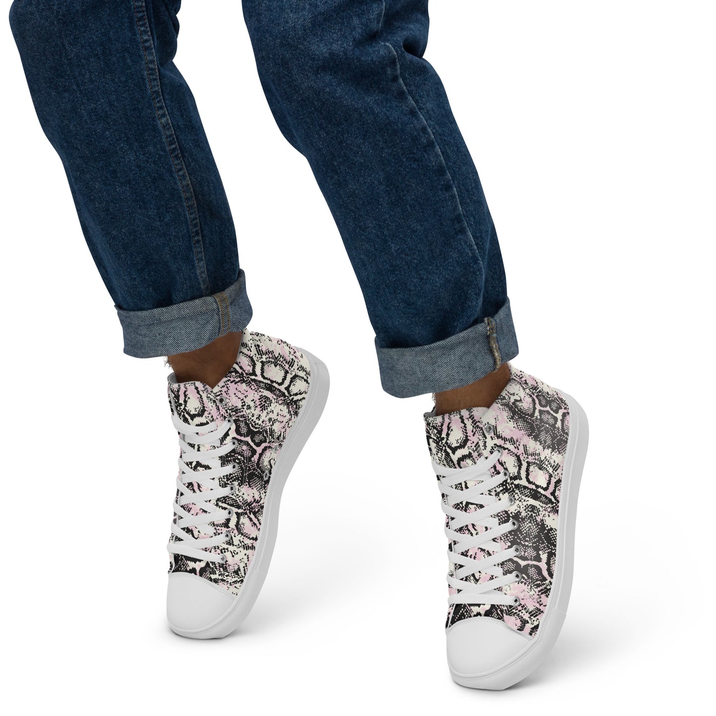 Men’s high top canvas shoes