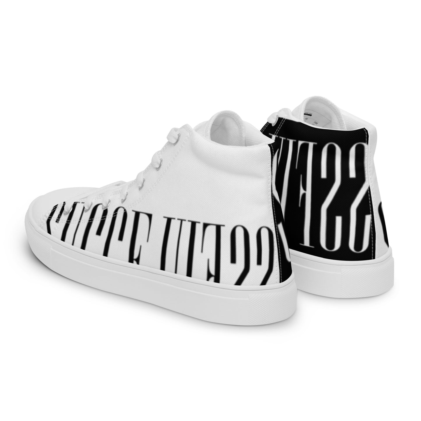 Men’s high top canvas shoes