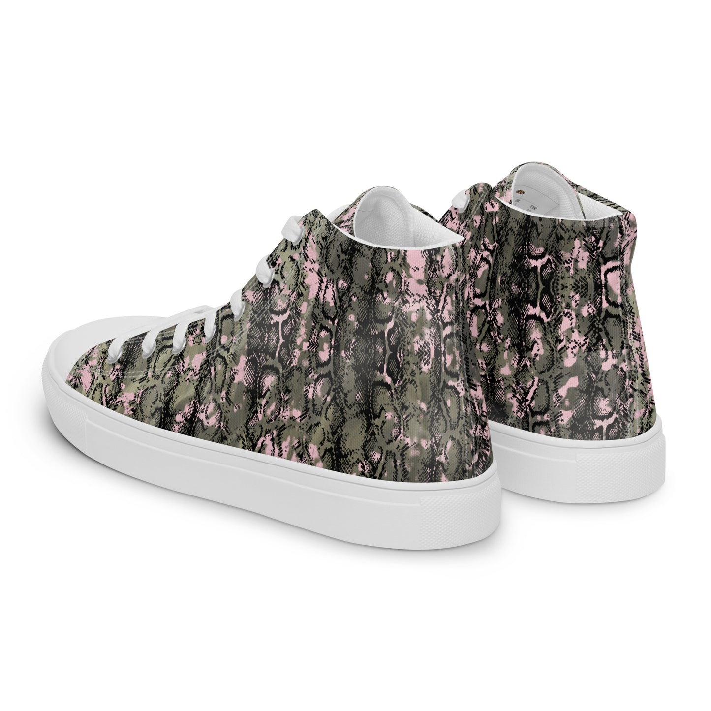 Men’s high top canvas shoes