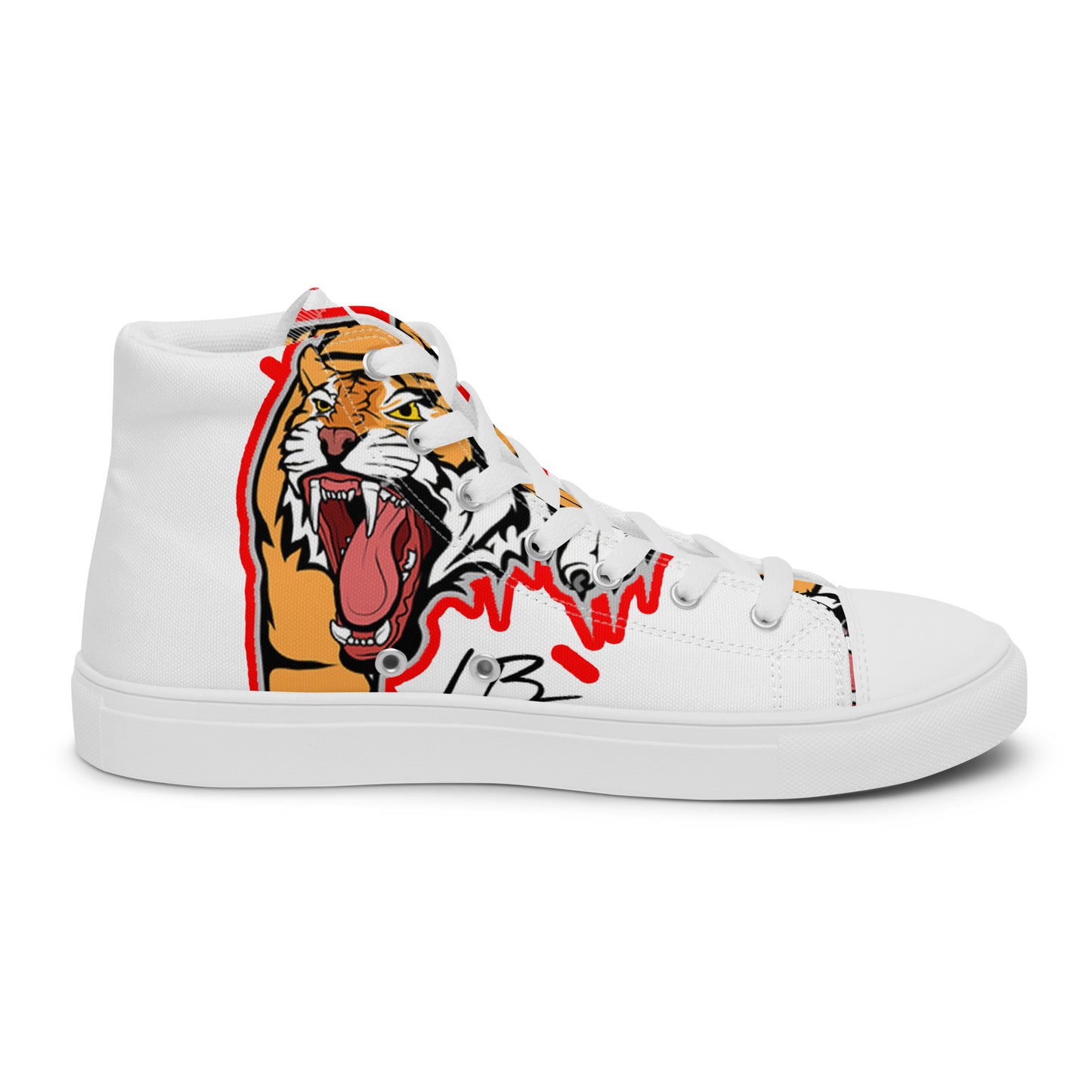 Men’s high top canvas shoes