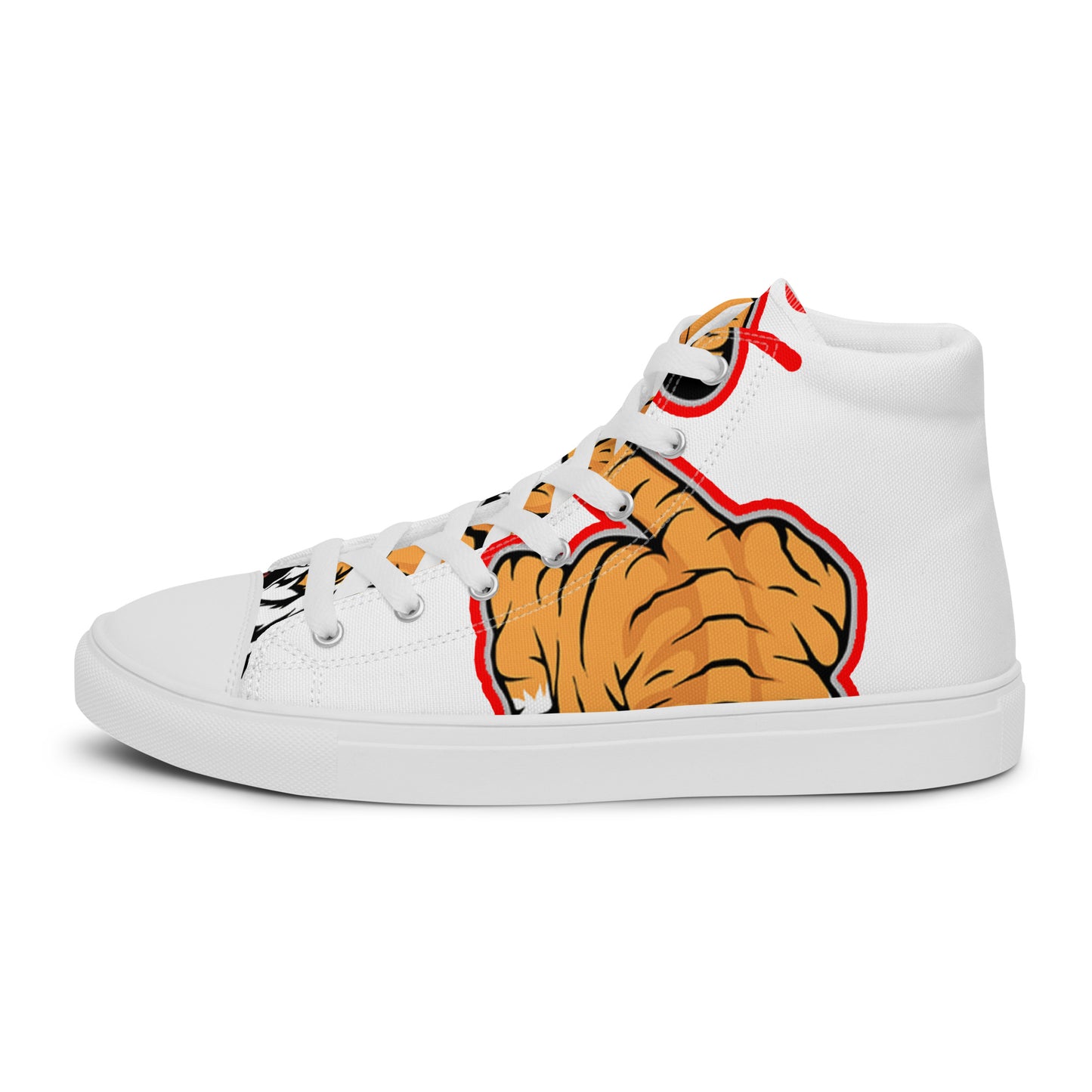 Men’s high top canvas shoes