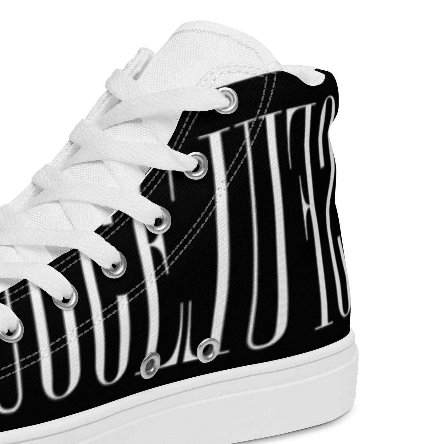 Men’s high top canvas shoes