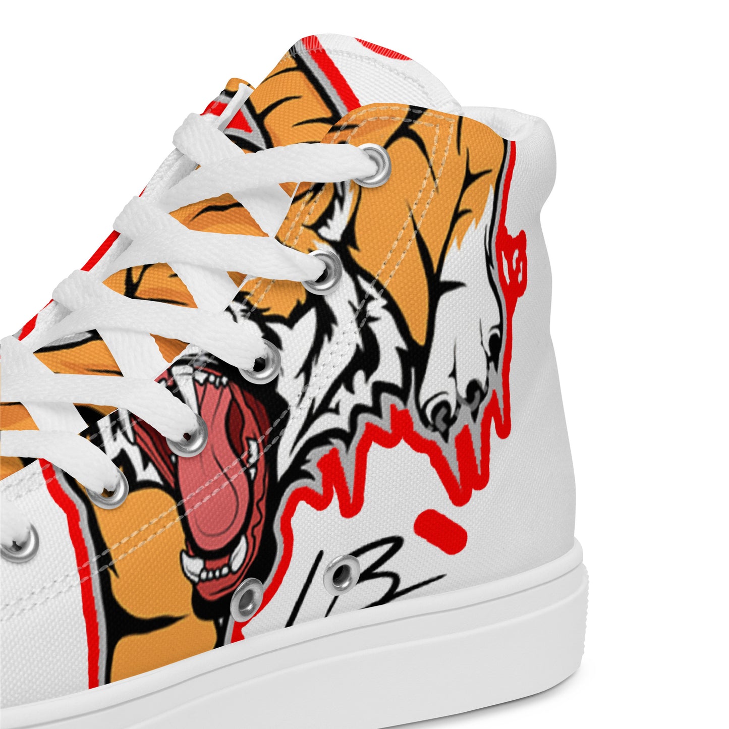 Men’s high top canvas shoes