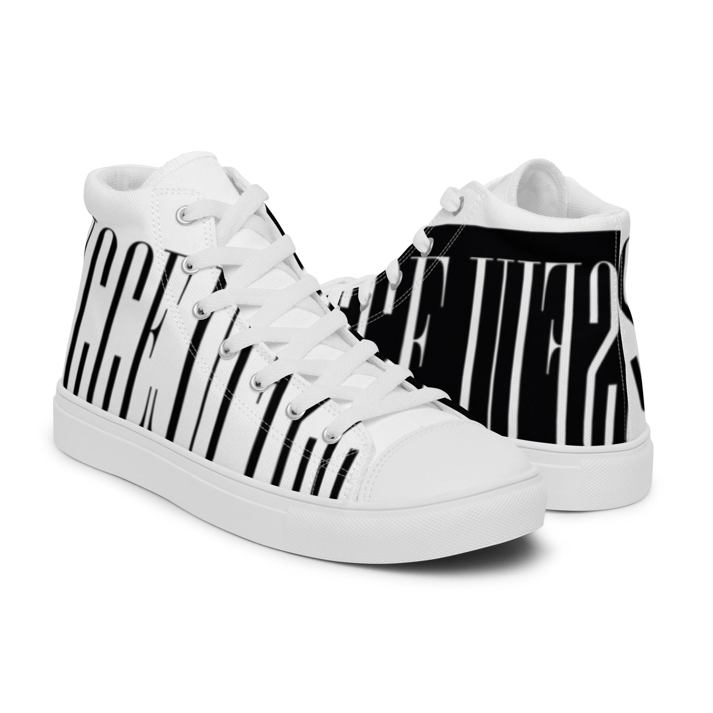 Men’s high top canvas shoes