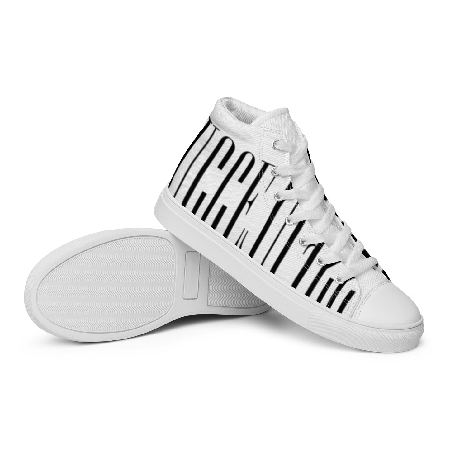 Men’s high top canvas shoes