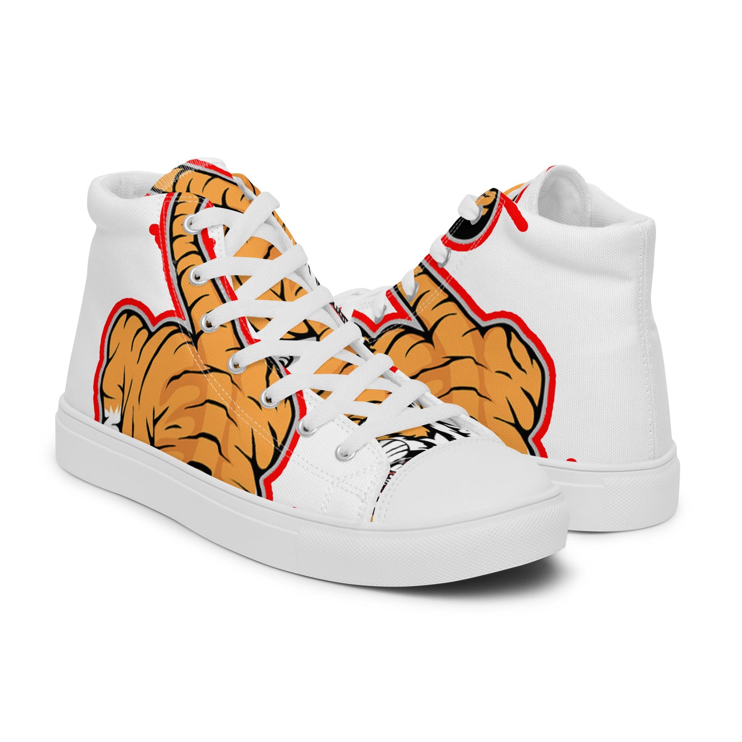 Men’s high top canvas shoes