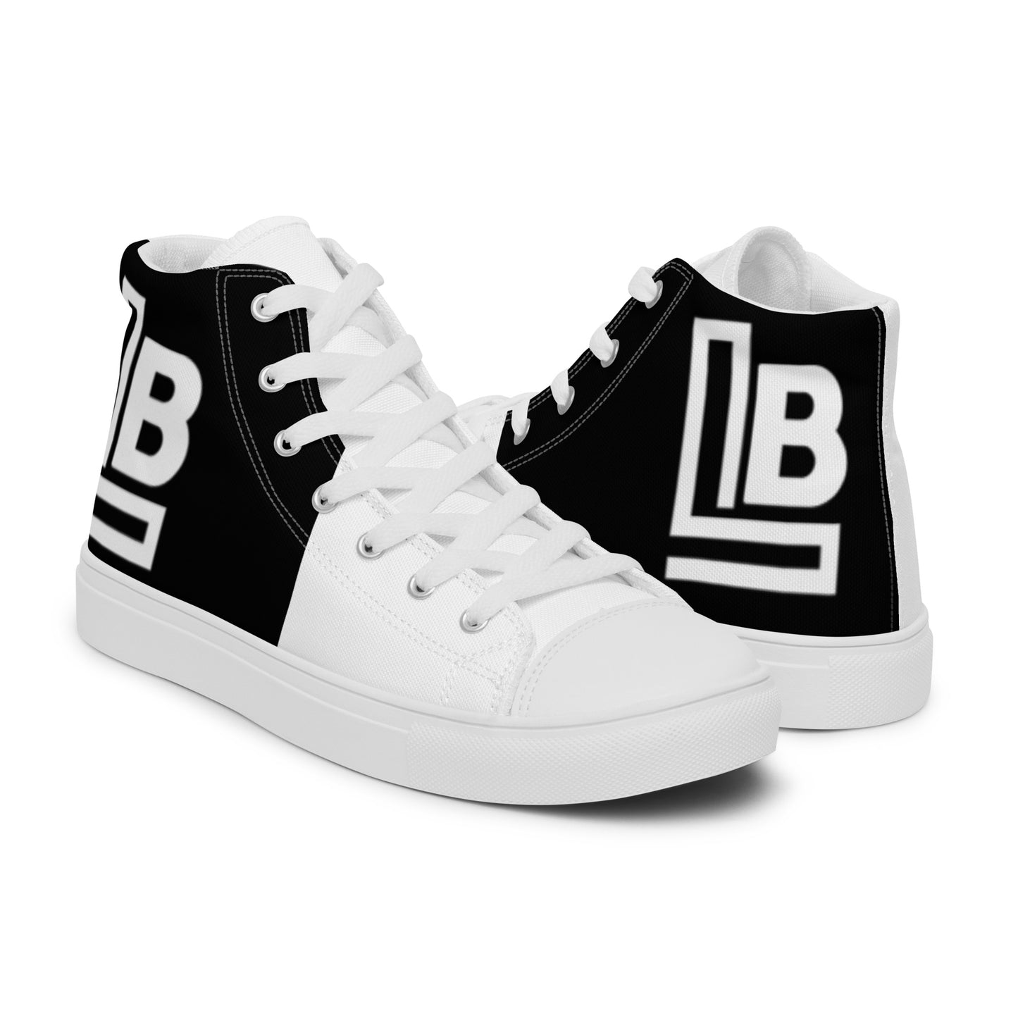 Men’s high top canvas shoes
