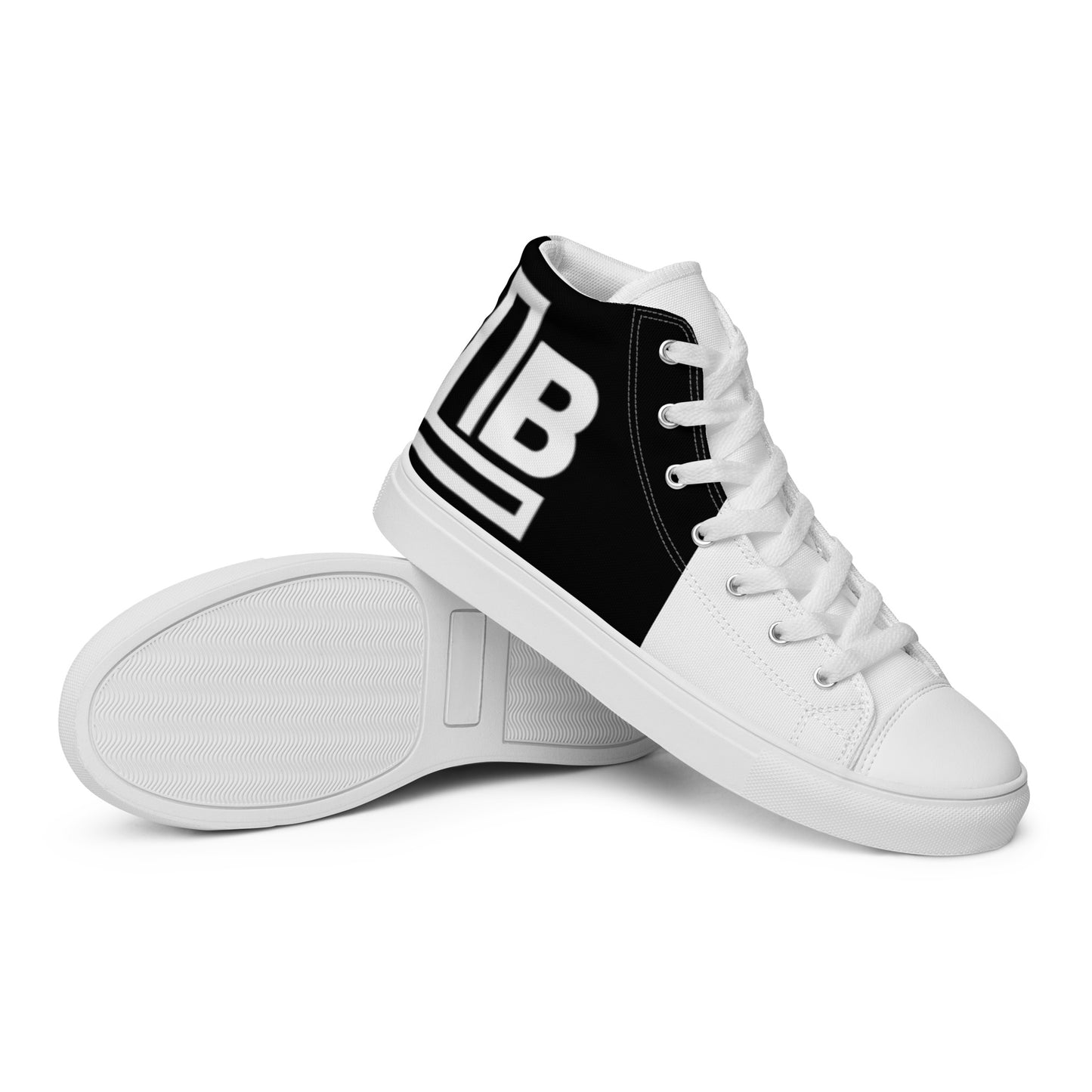 Men’s high top canvas shoes