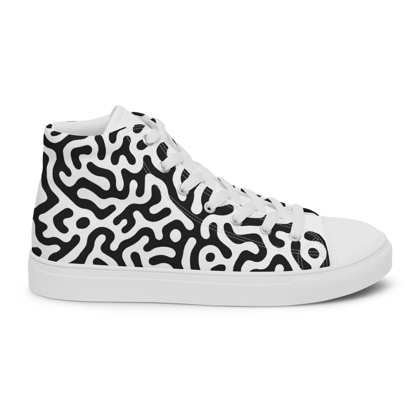 Men’s high top canvas shoes