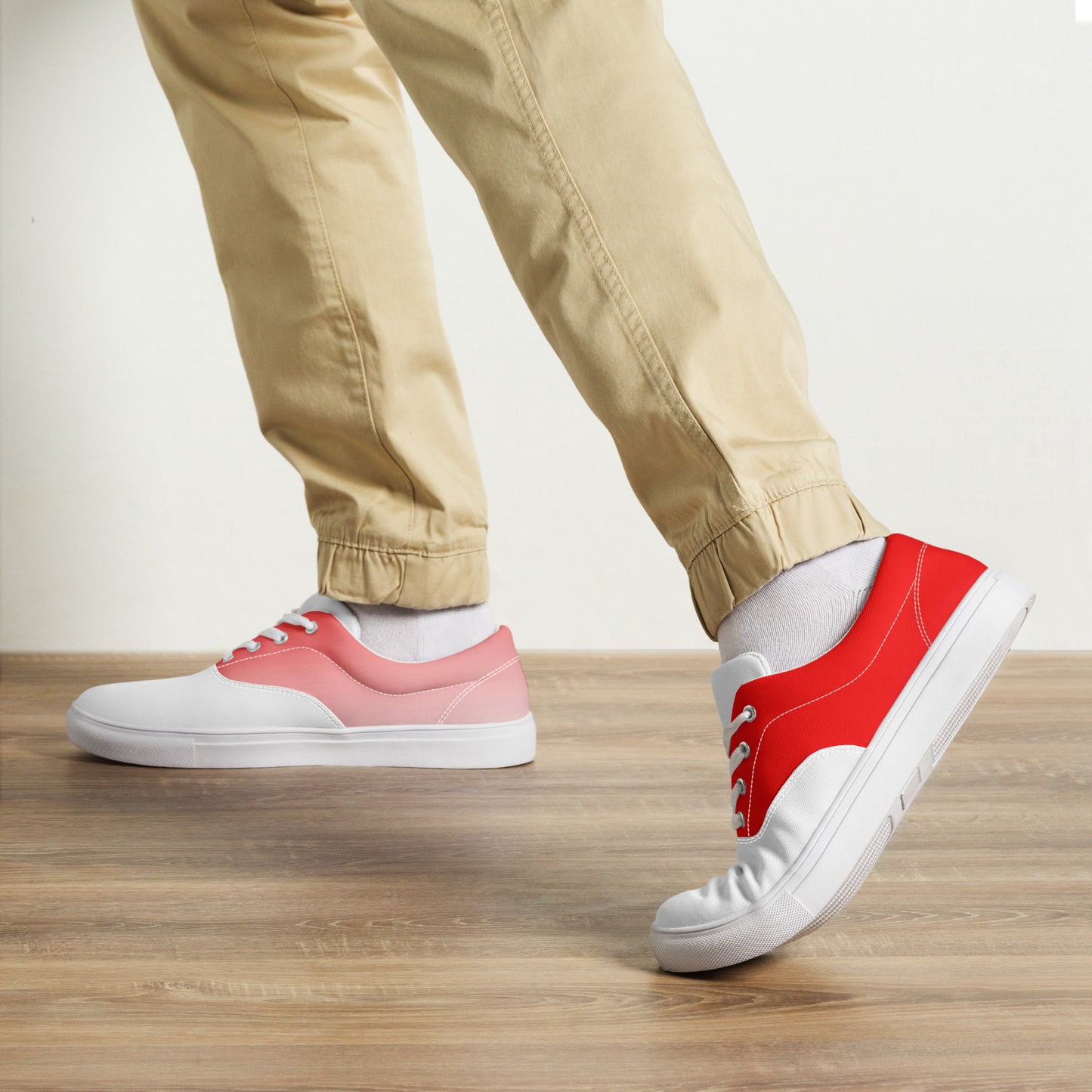 Men’s lace-up canvas shoes