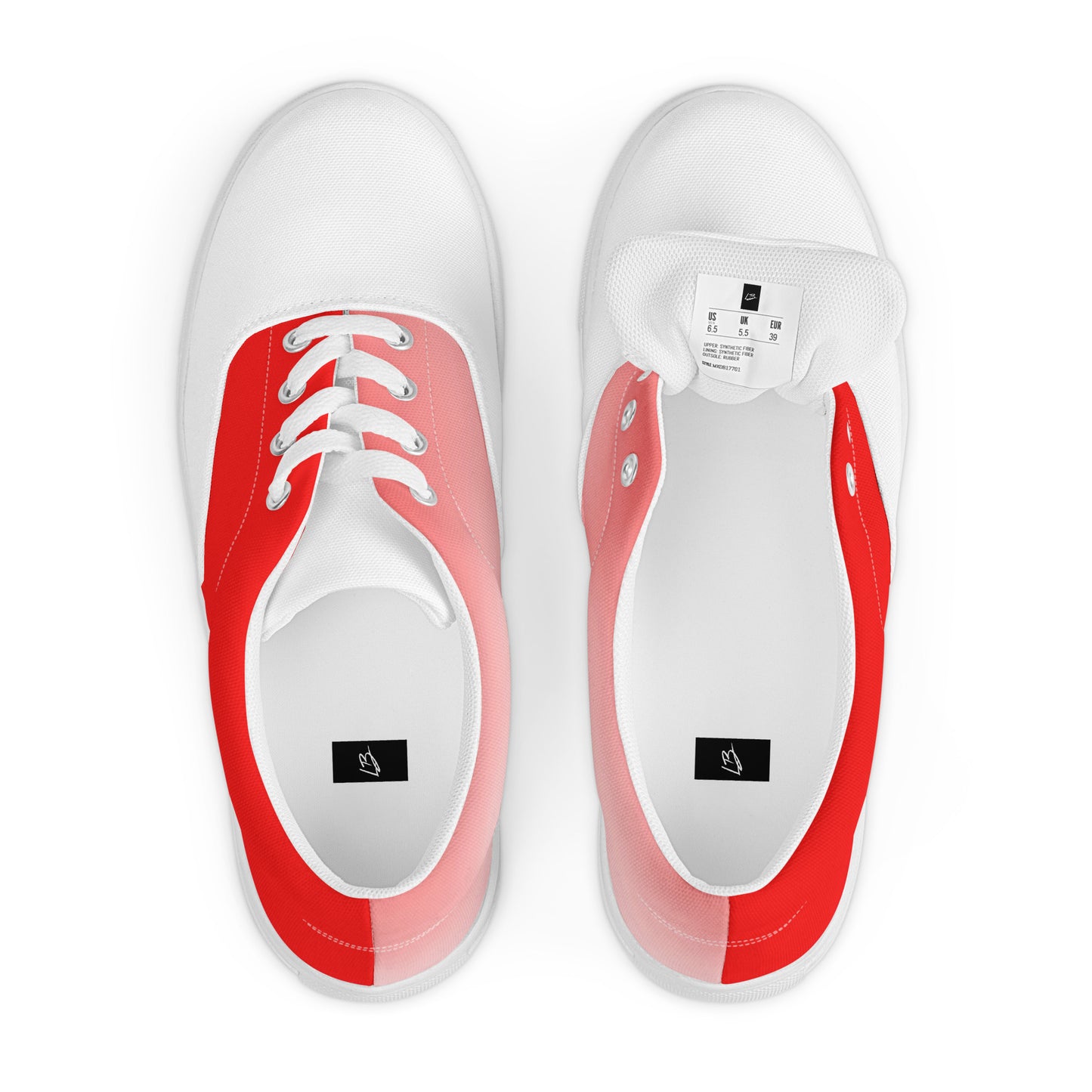 Men’s lace-up canvas shoes