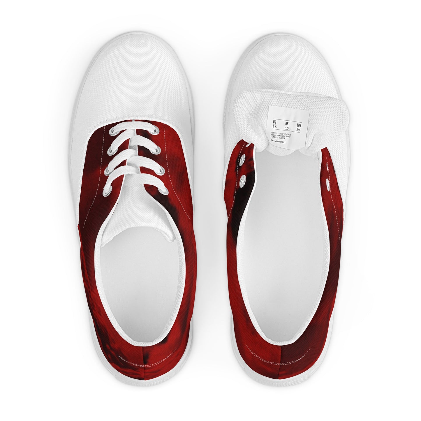 Men’s lace-up canvas shoes