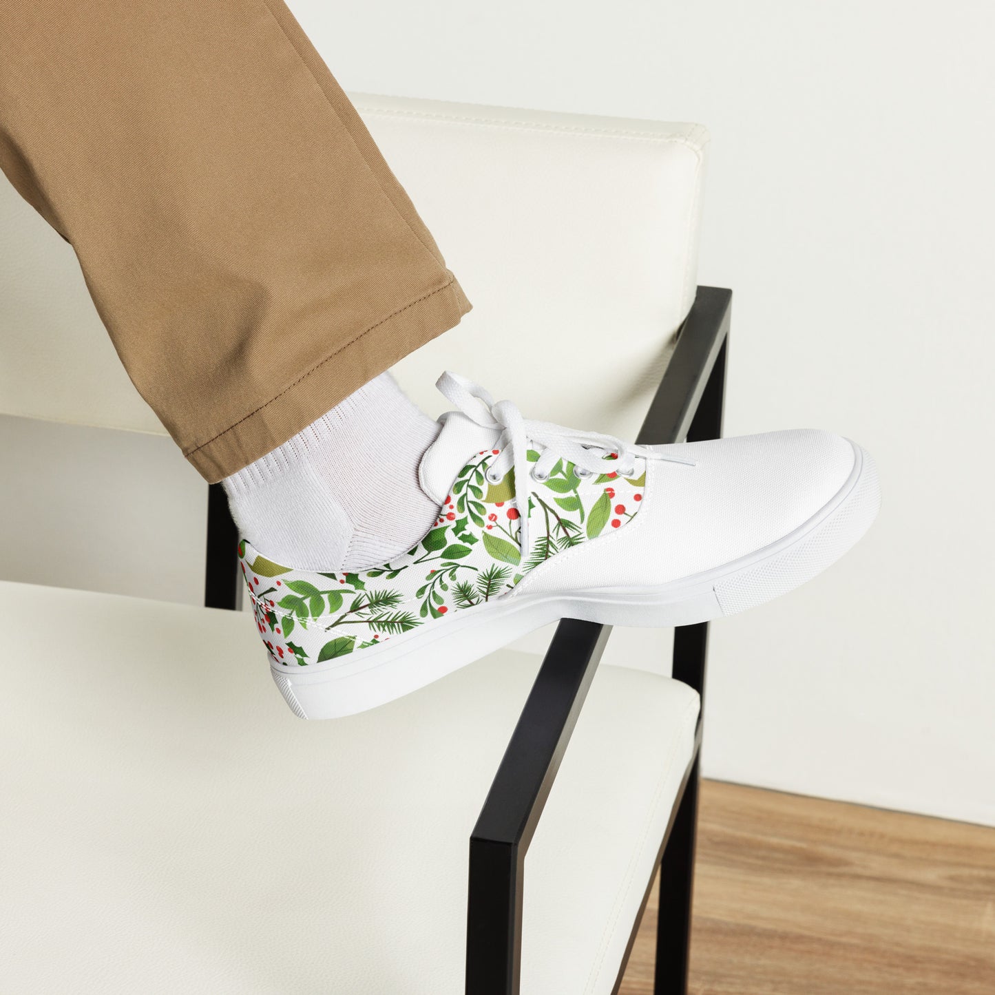 Men’s lace-up canvas shoes