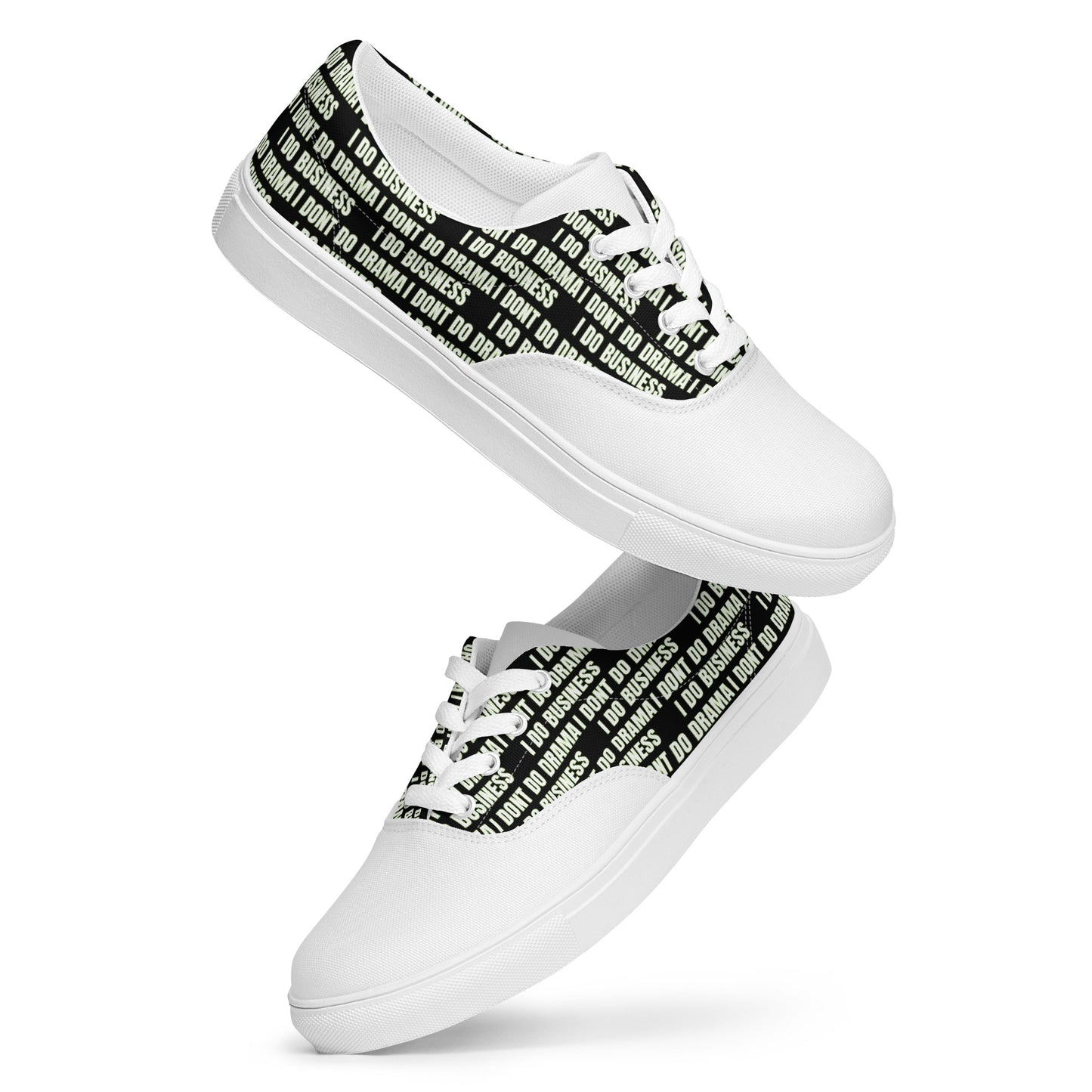 Men’s lace-up canvas shoes