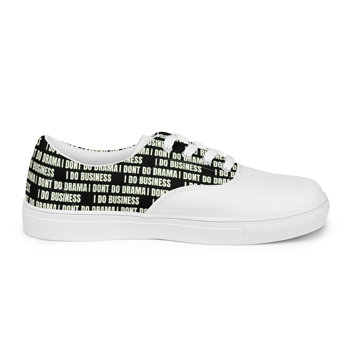 Men’s lace-up canvas shoes