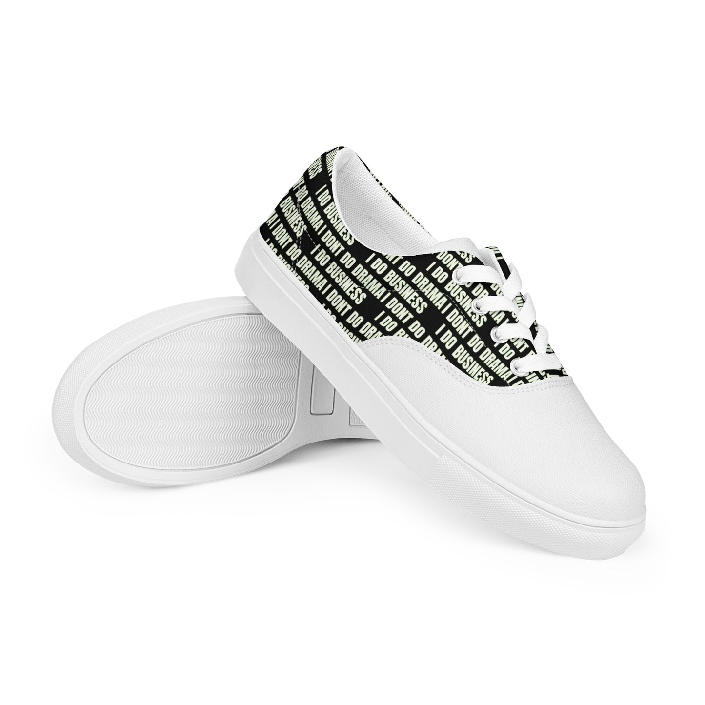 Men’s lace-up canvas shoes