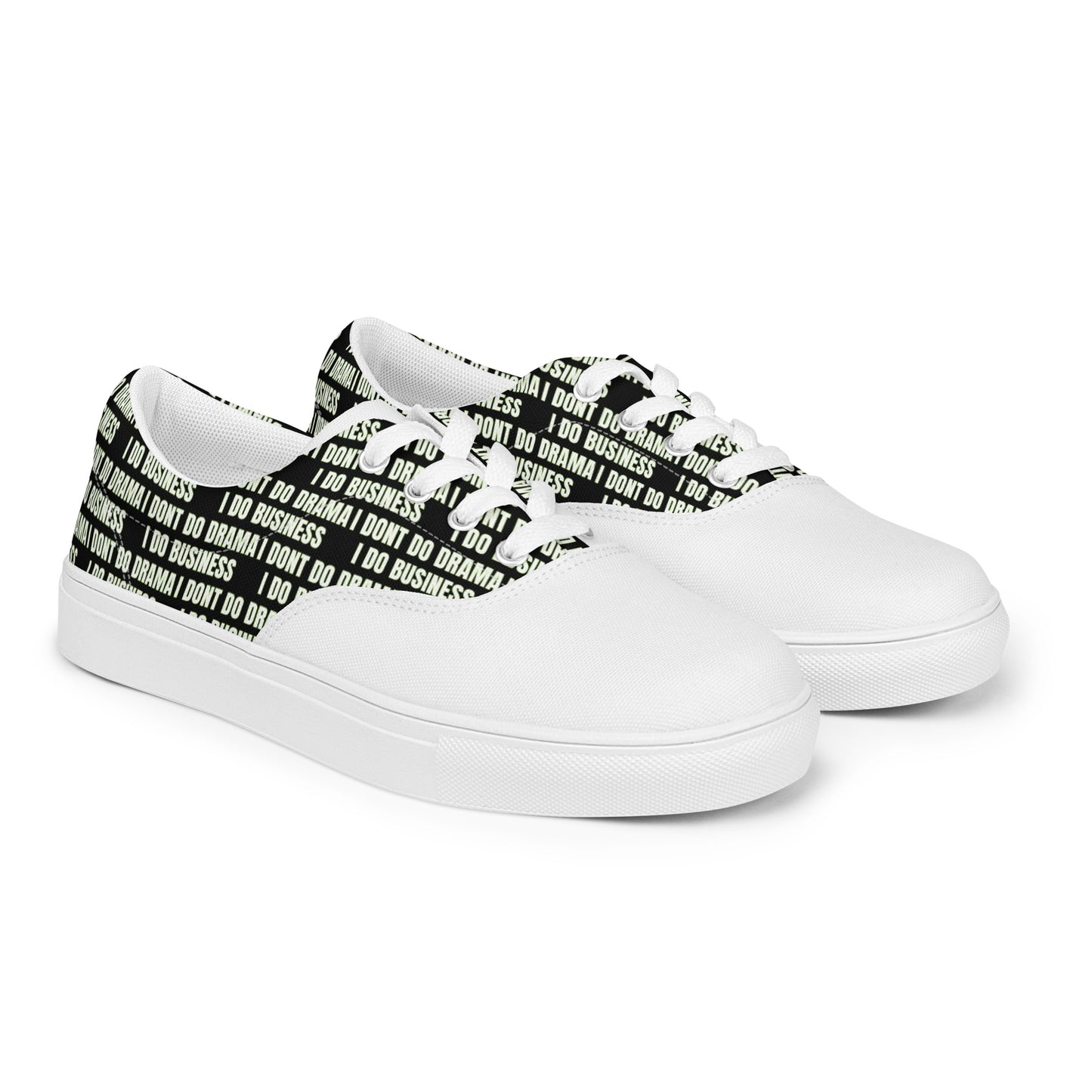 Men’s lace-up canvas shoes