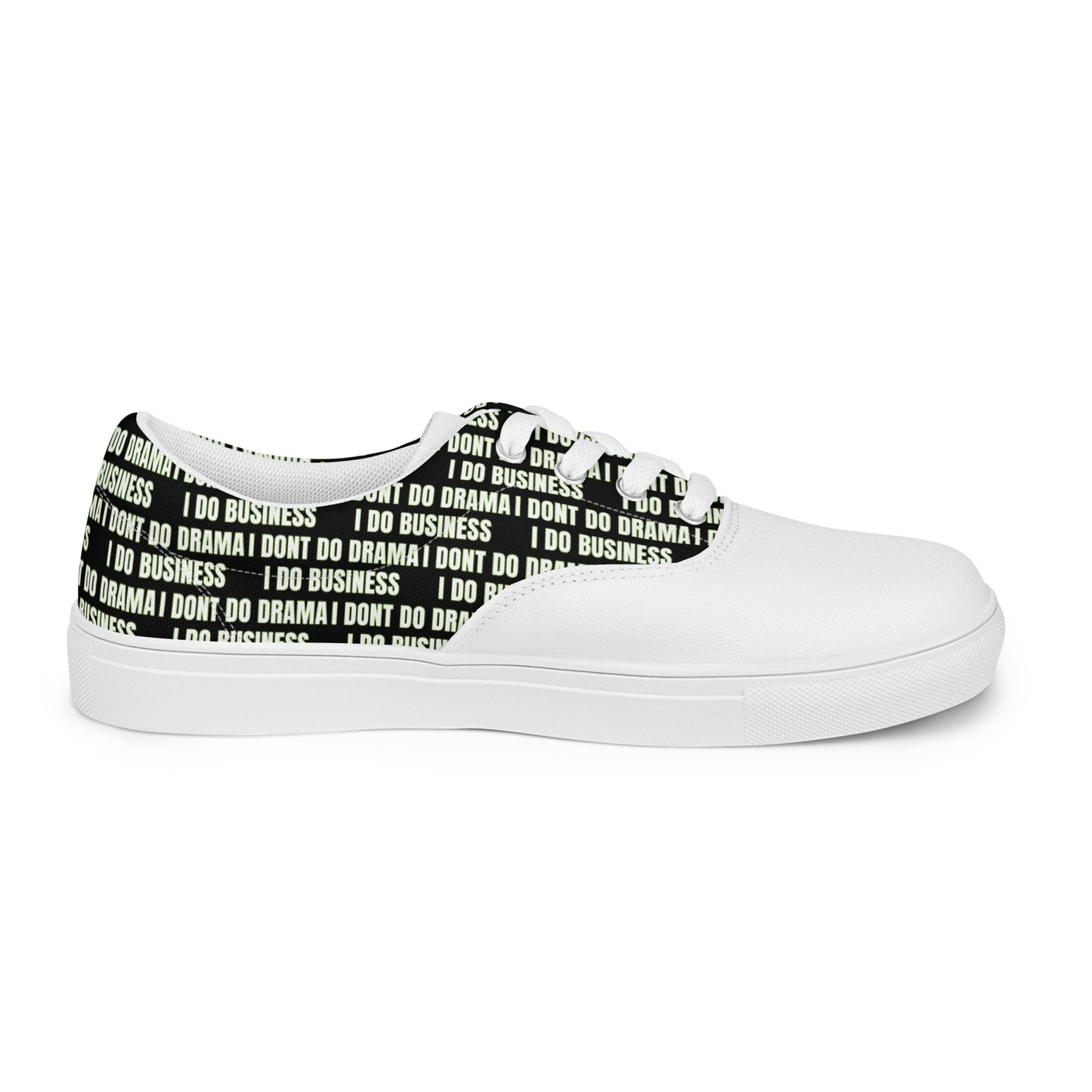 Men’s lace-up canvas shoes