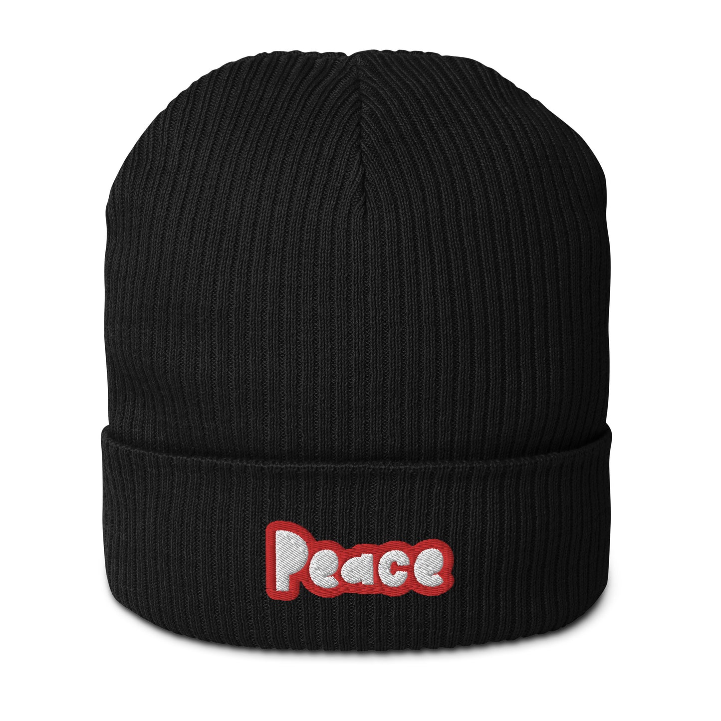 Organic ribbed beanie
