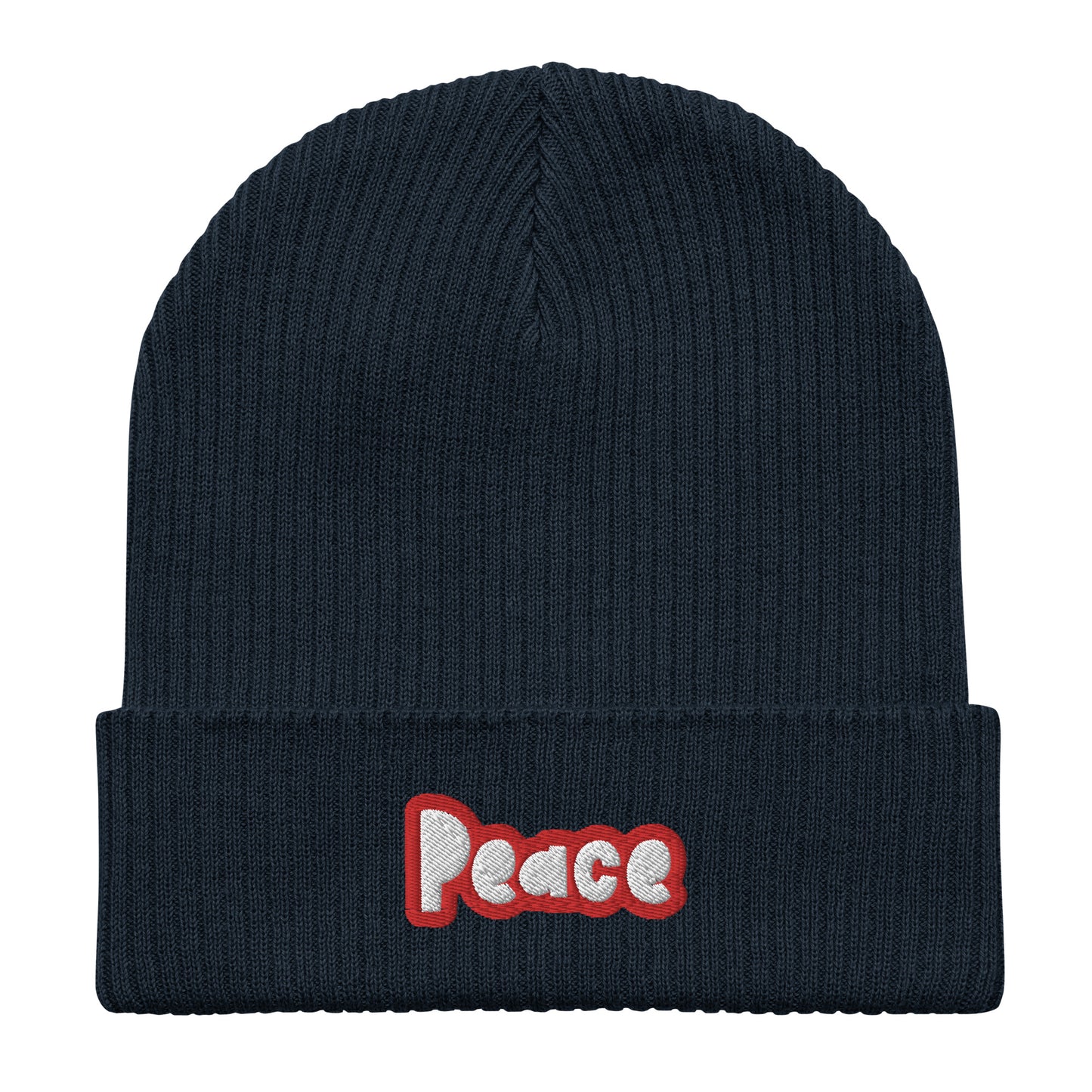 Organic ribbed beanie