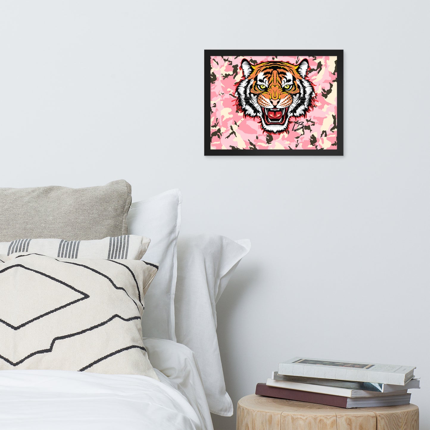 Framed photo paper poster pinkkamo