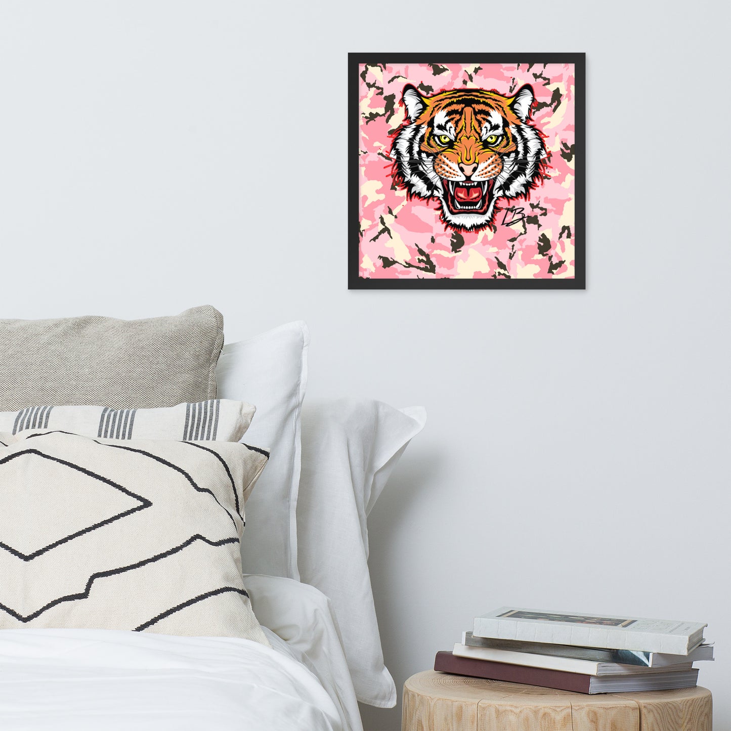 Framed photo paper poster pinkkamo
