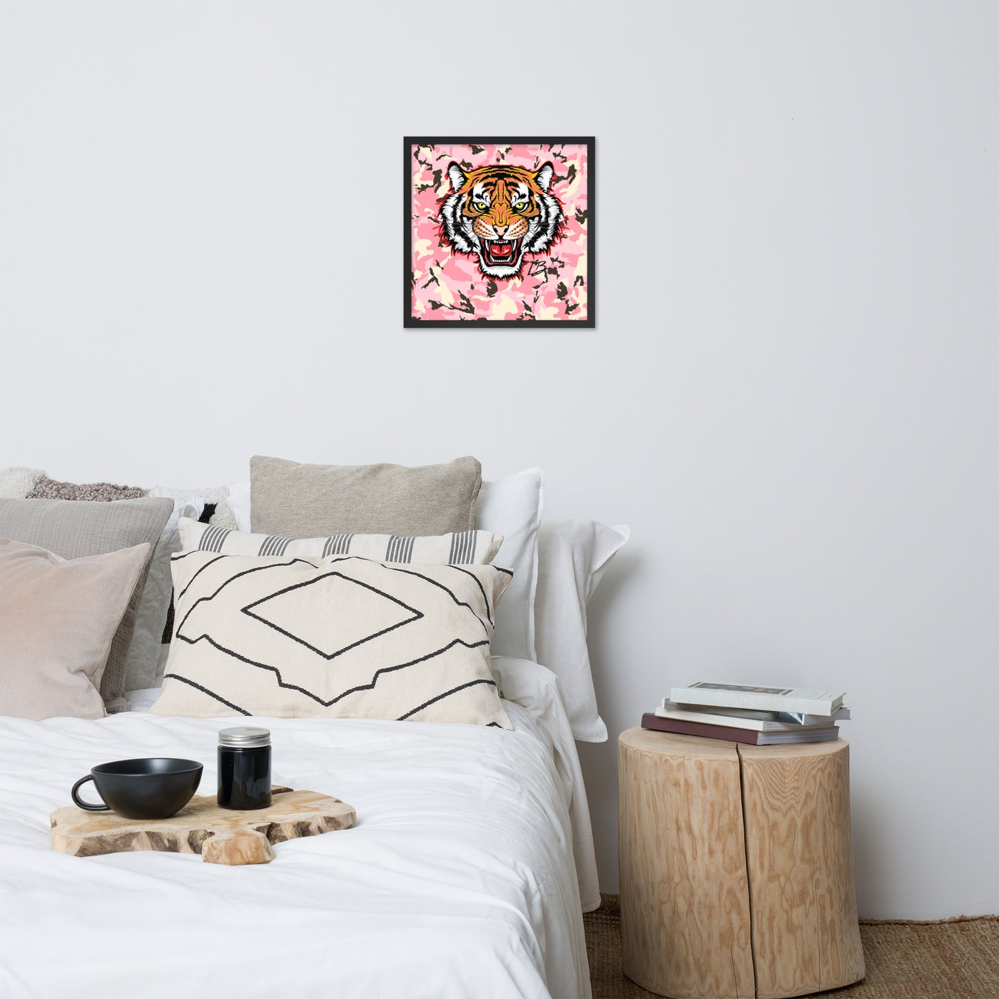 Framed photo paper poster pinkkamo