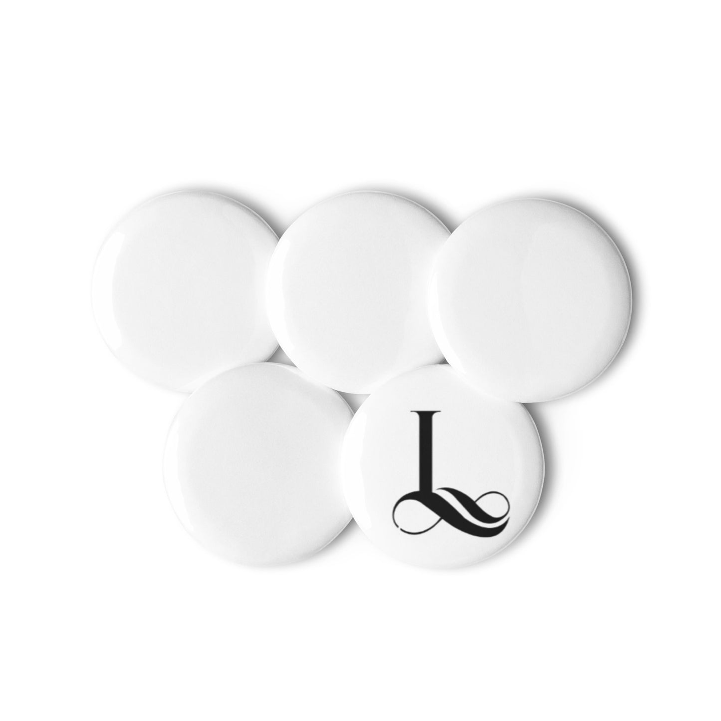 Set of pin buttons