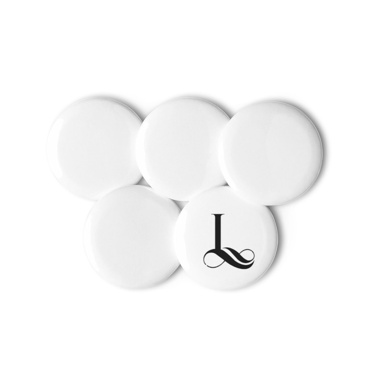 Set of pin buttons