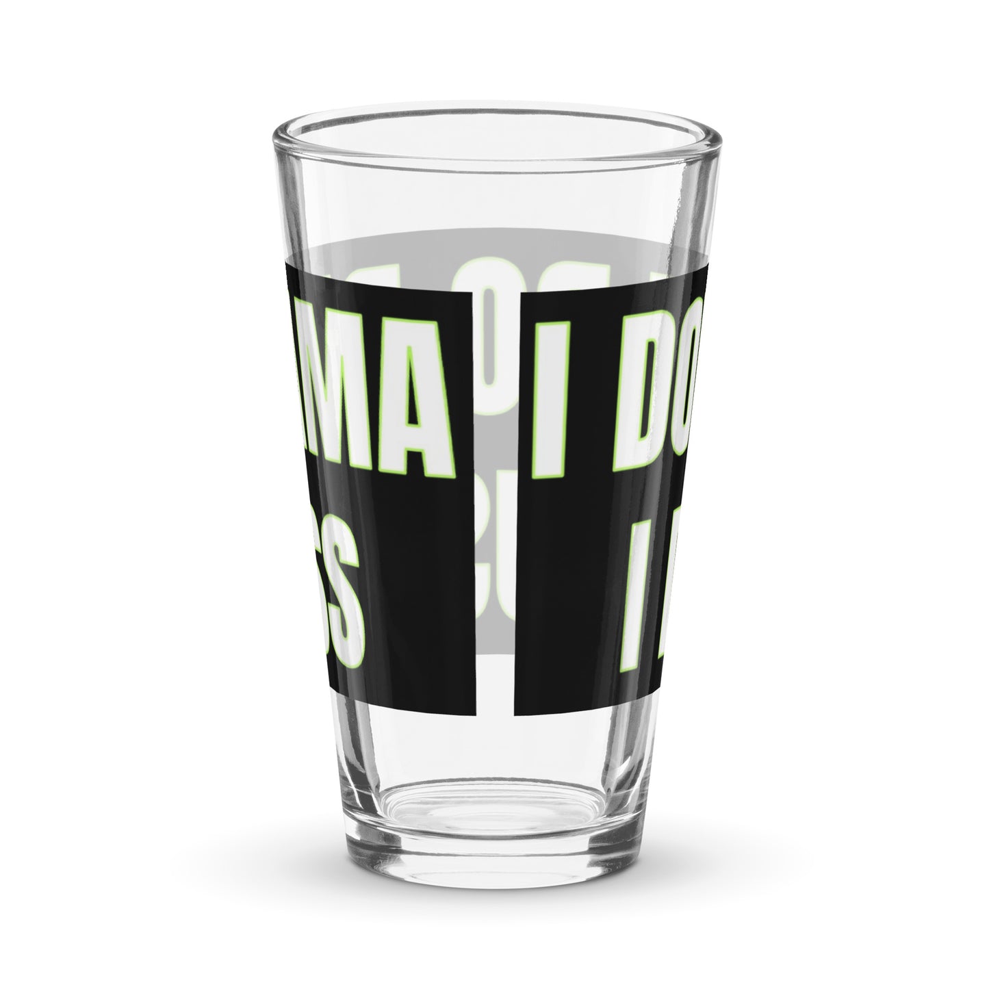 Shaker pint glass