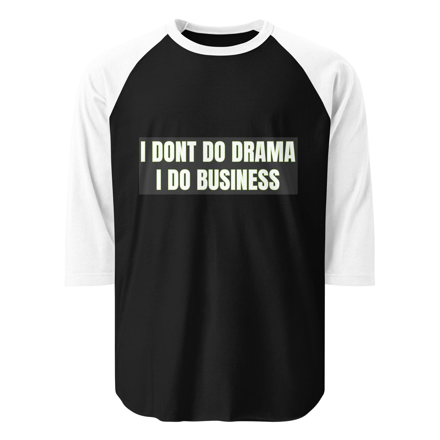 3/4 sleeve raglan shirt