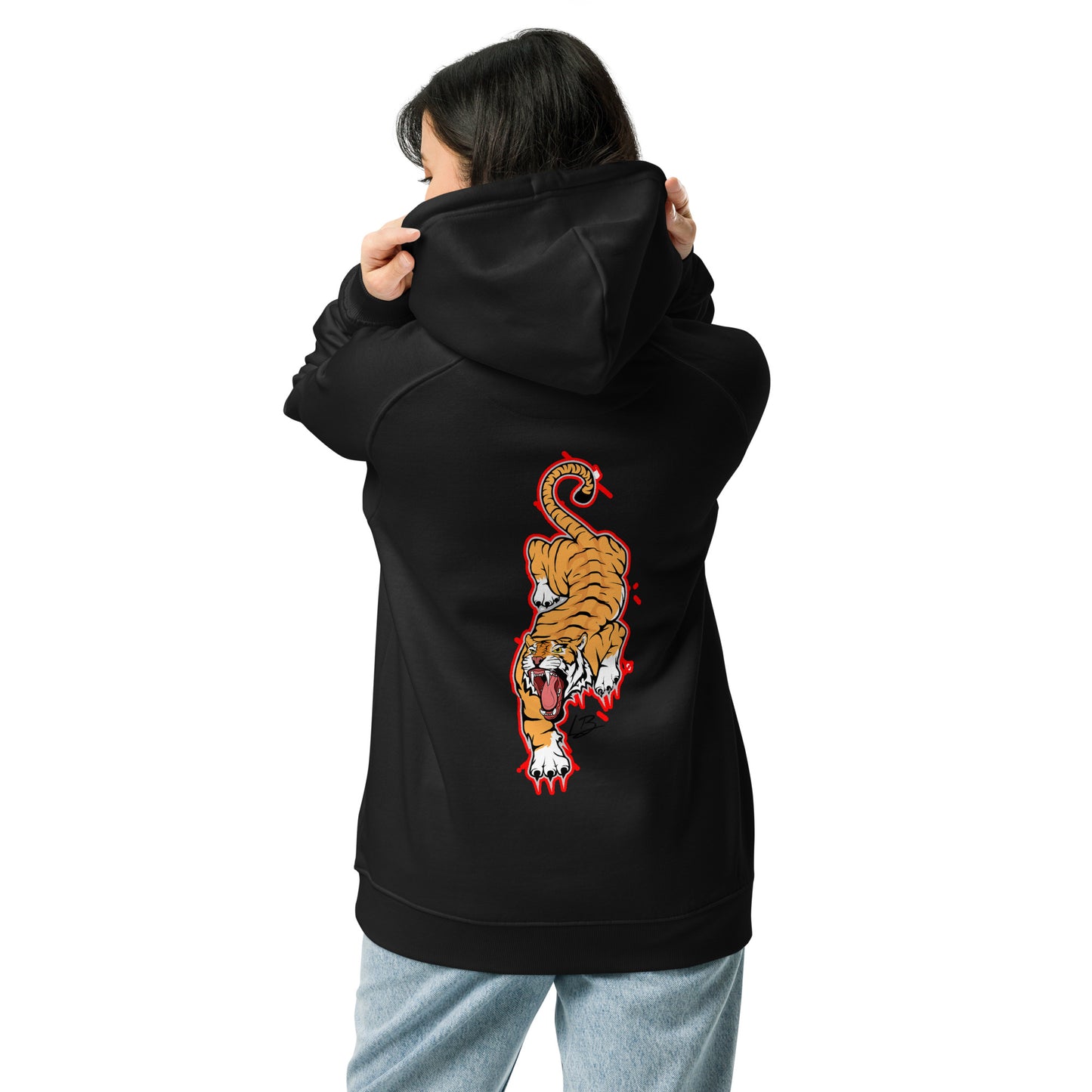 Unisex eco raglan hoodie