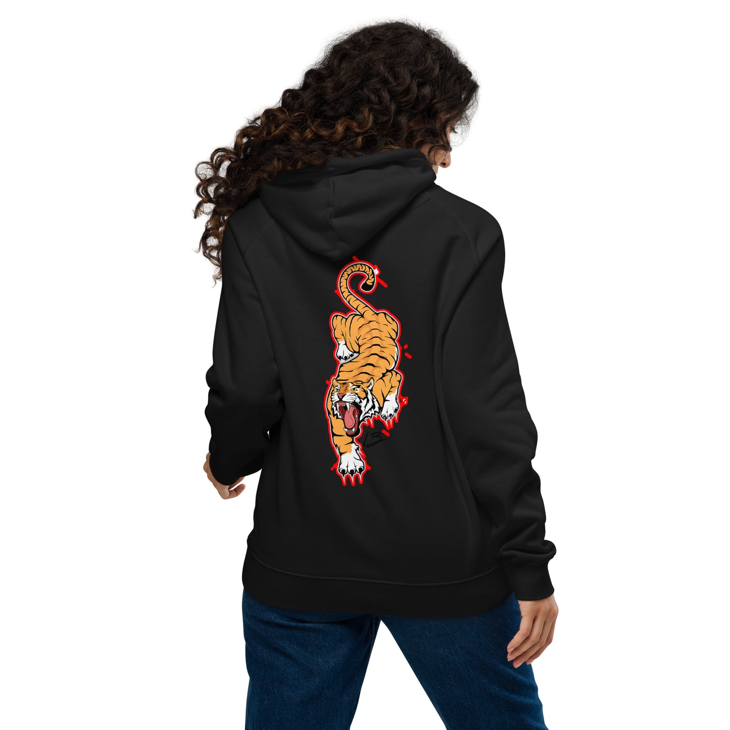 Unisex eco raglan hoodie