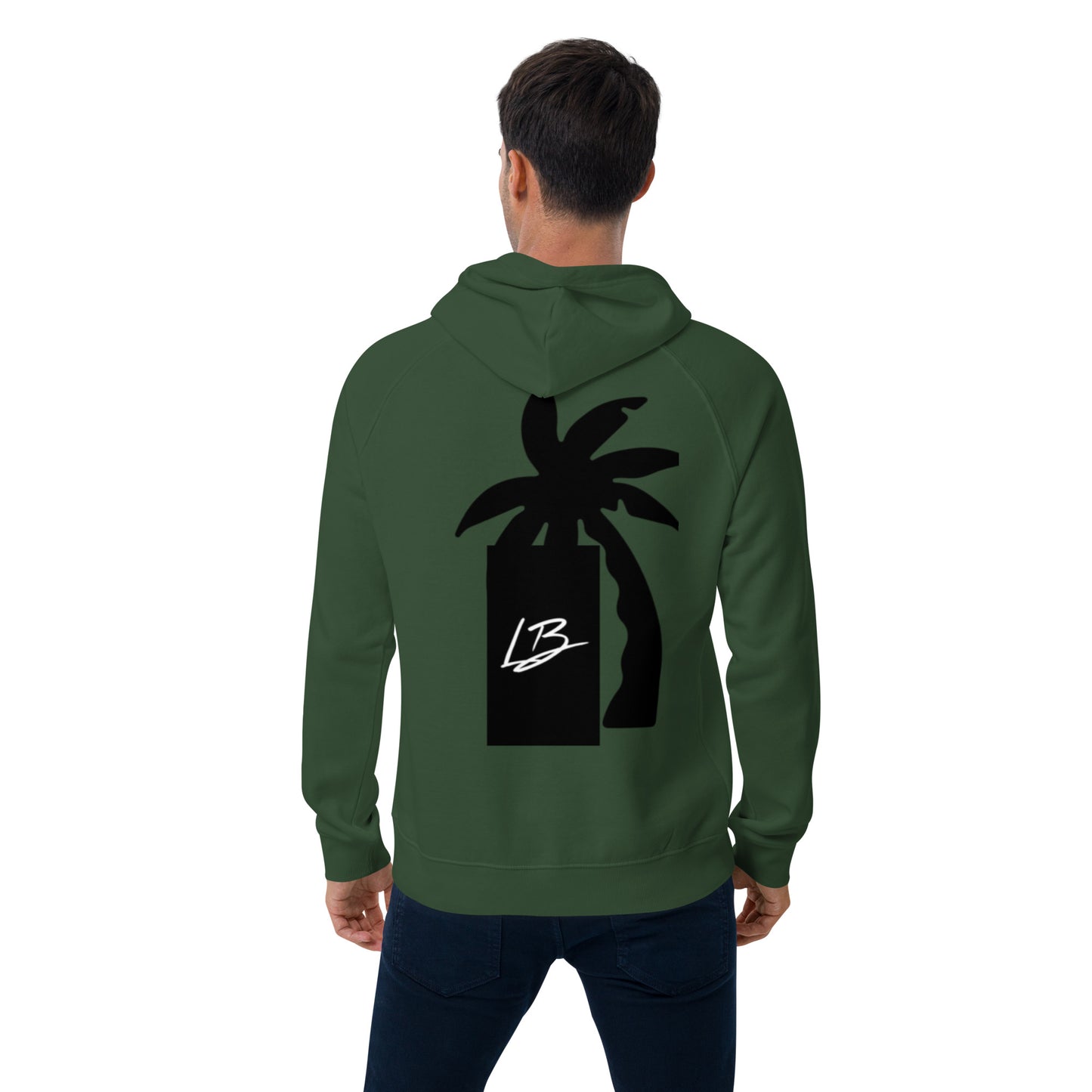 Unisex eco raglan hoodie