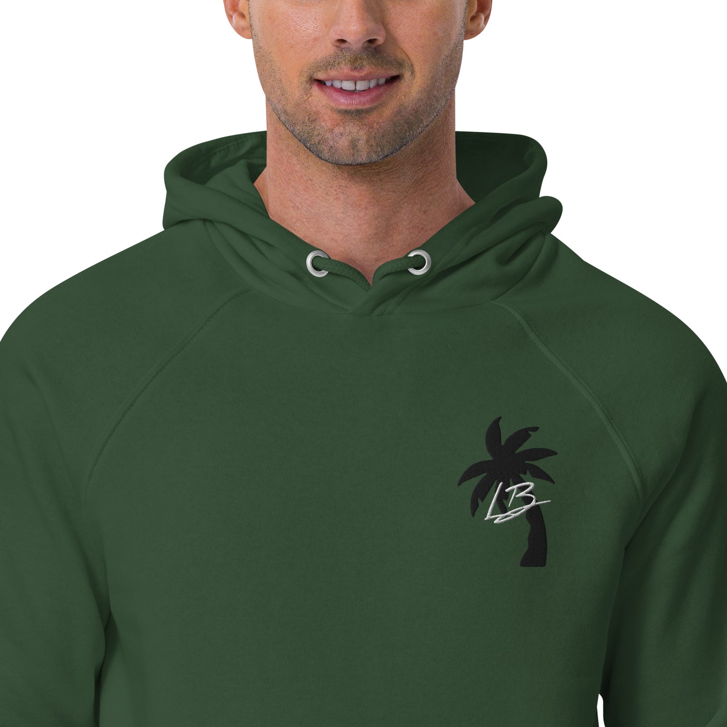 Unisex eco raglan hoodie