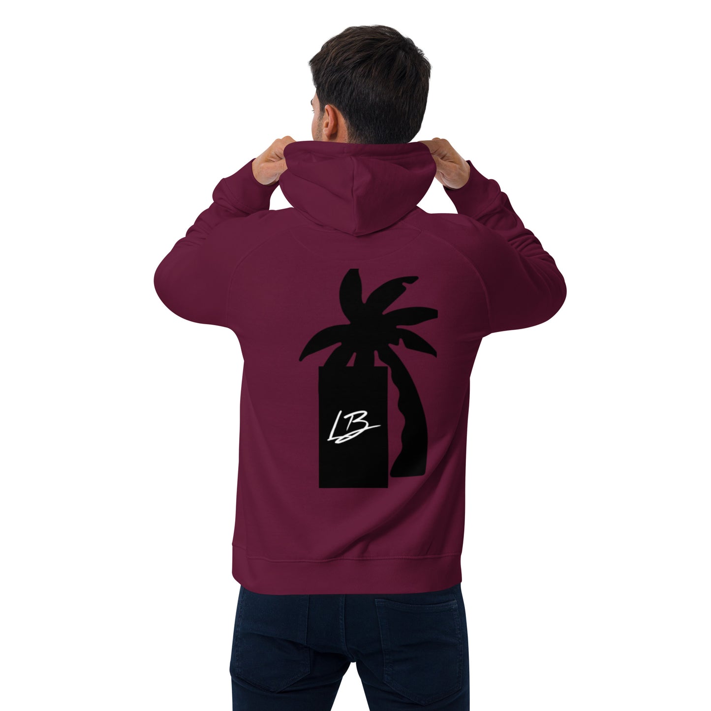 Unisex eco raglan hoodie