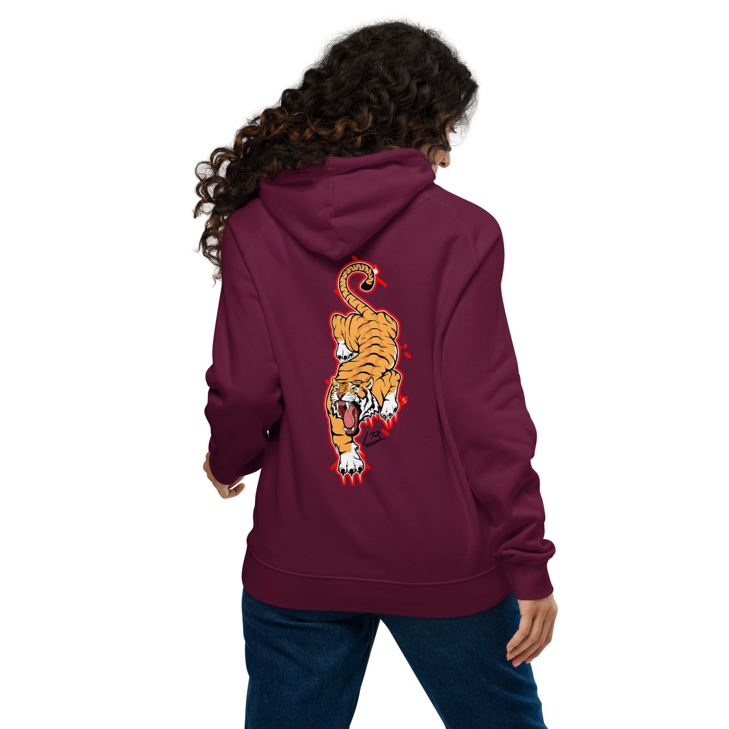 Unisex eco raglan hoodie