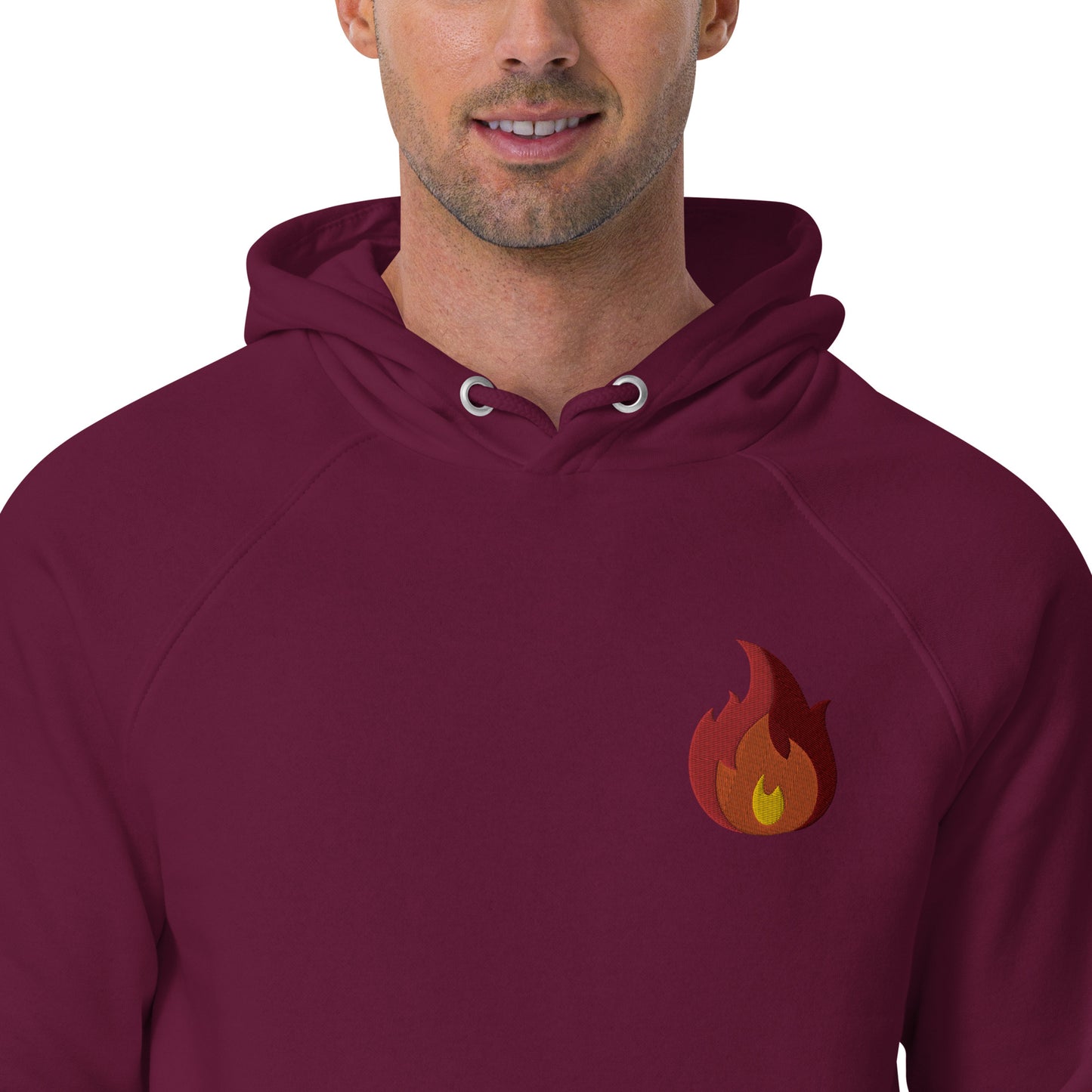 Unisex eco raglan hoodie