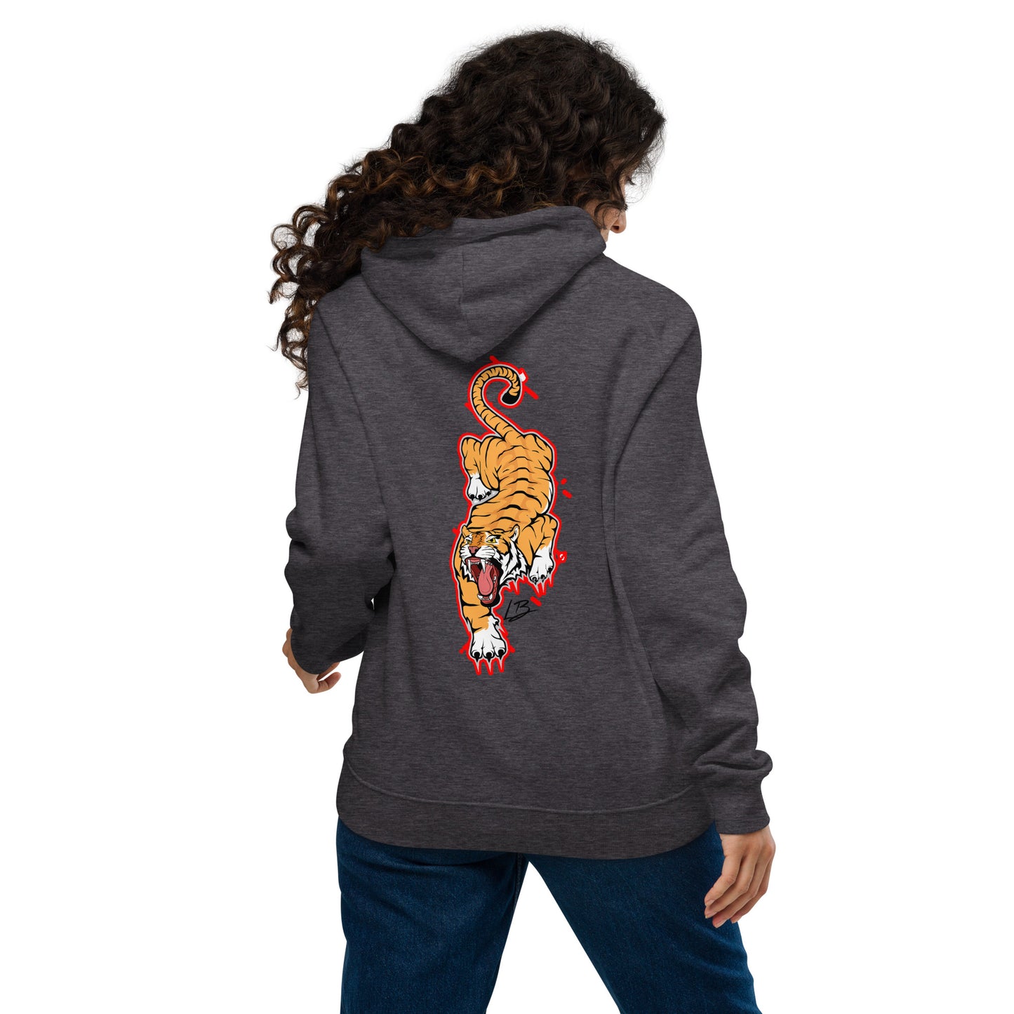 Unisex eco raglan hoodie
