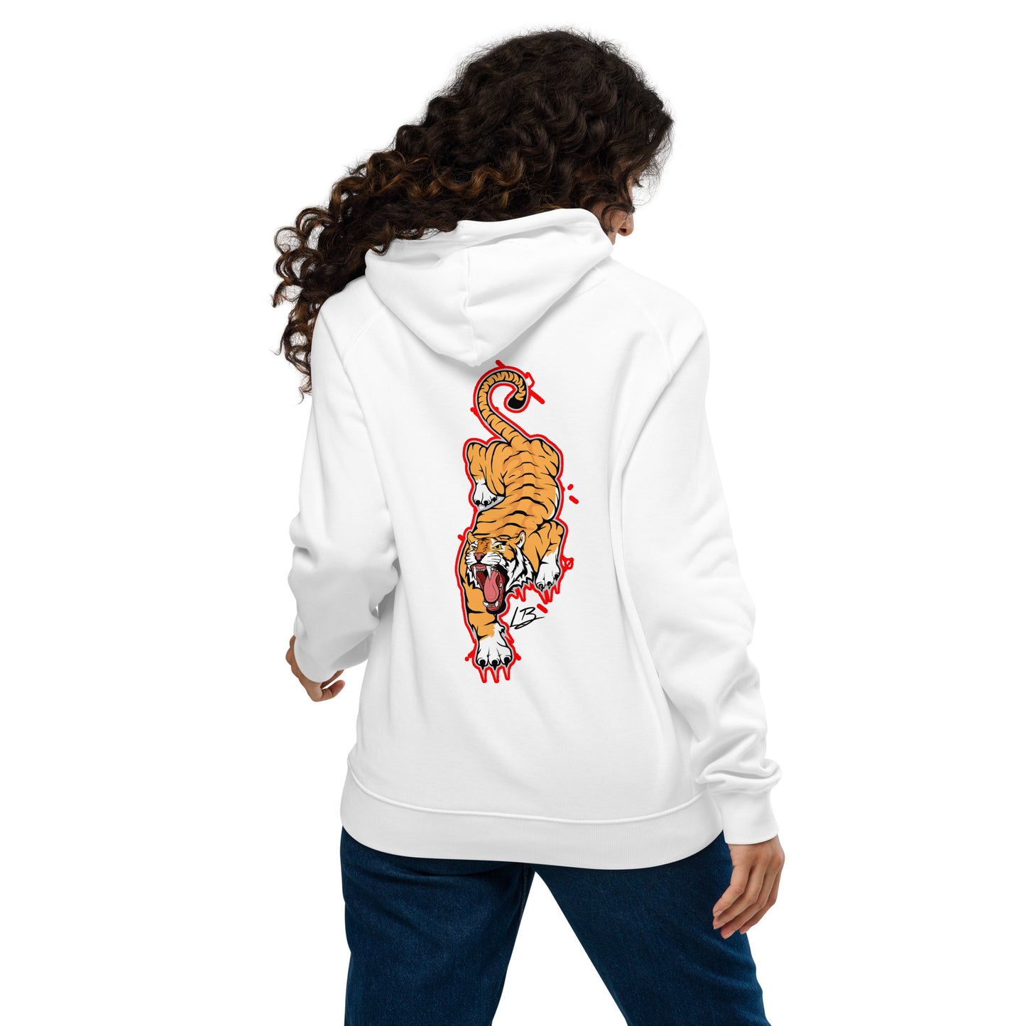 Unisex eco raglan hoodie