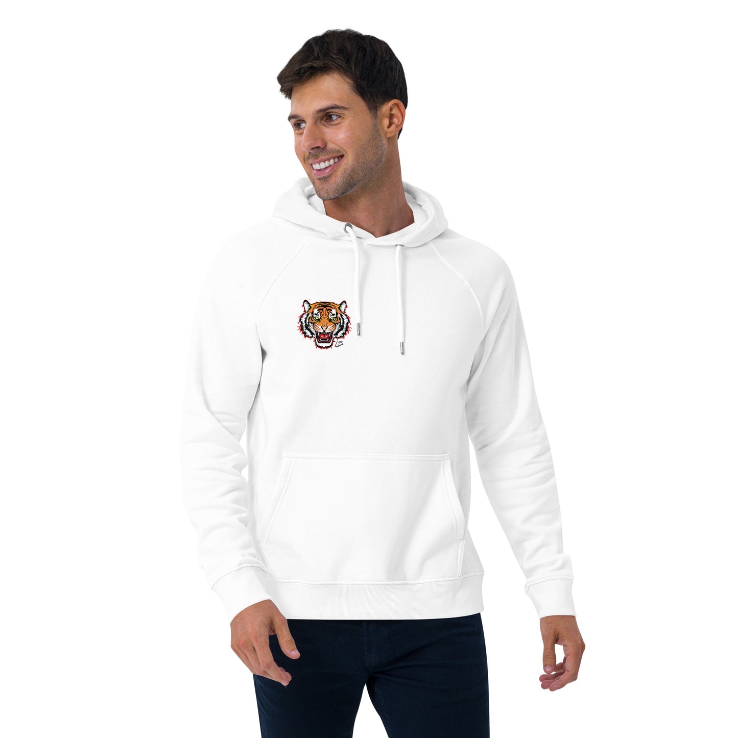 Unisex eco raglan hoodie