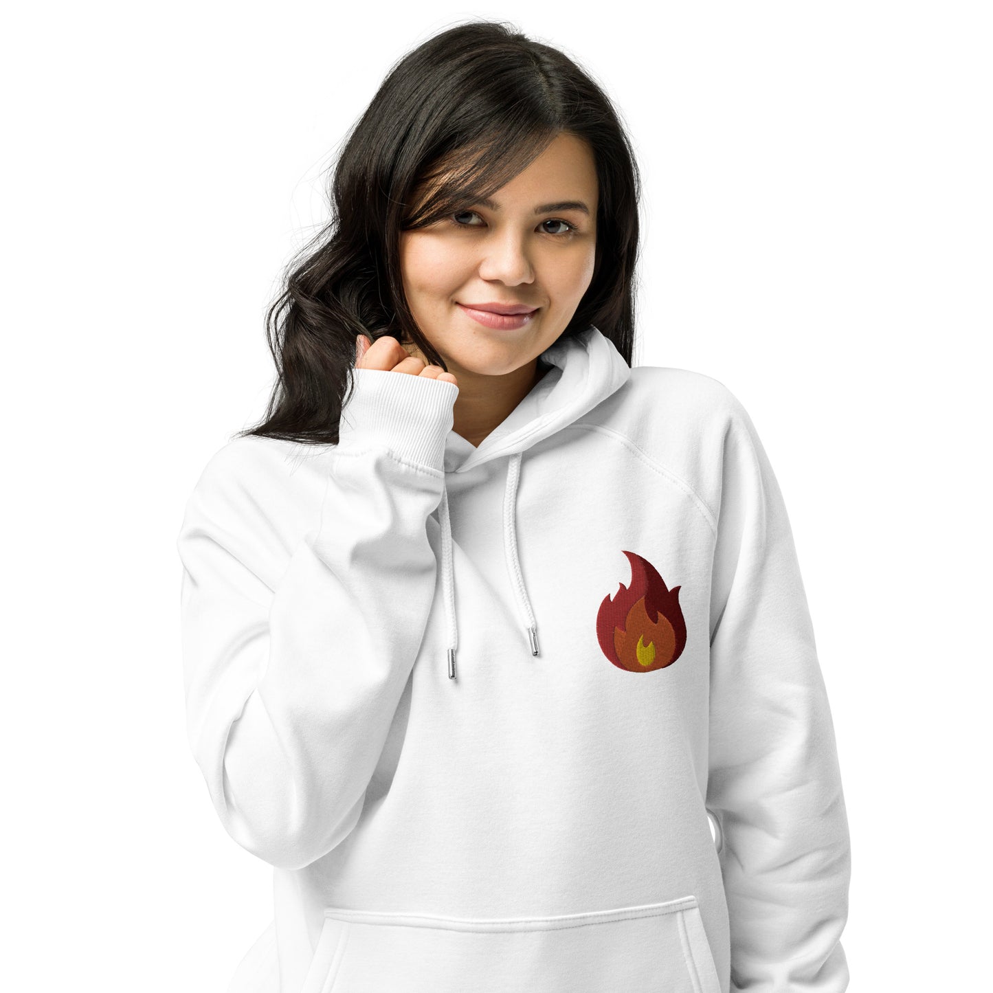 Unisex eco raglan hoodie