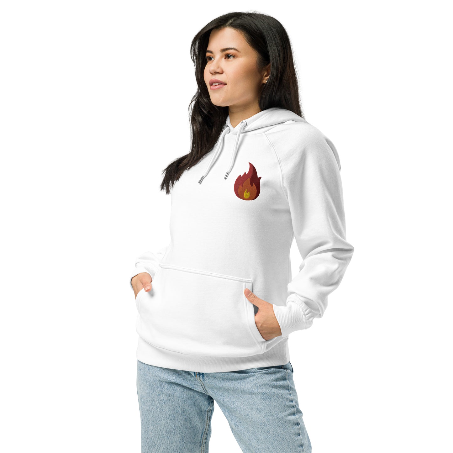 Unisex eco raglan hoodie