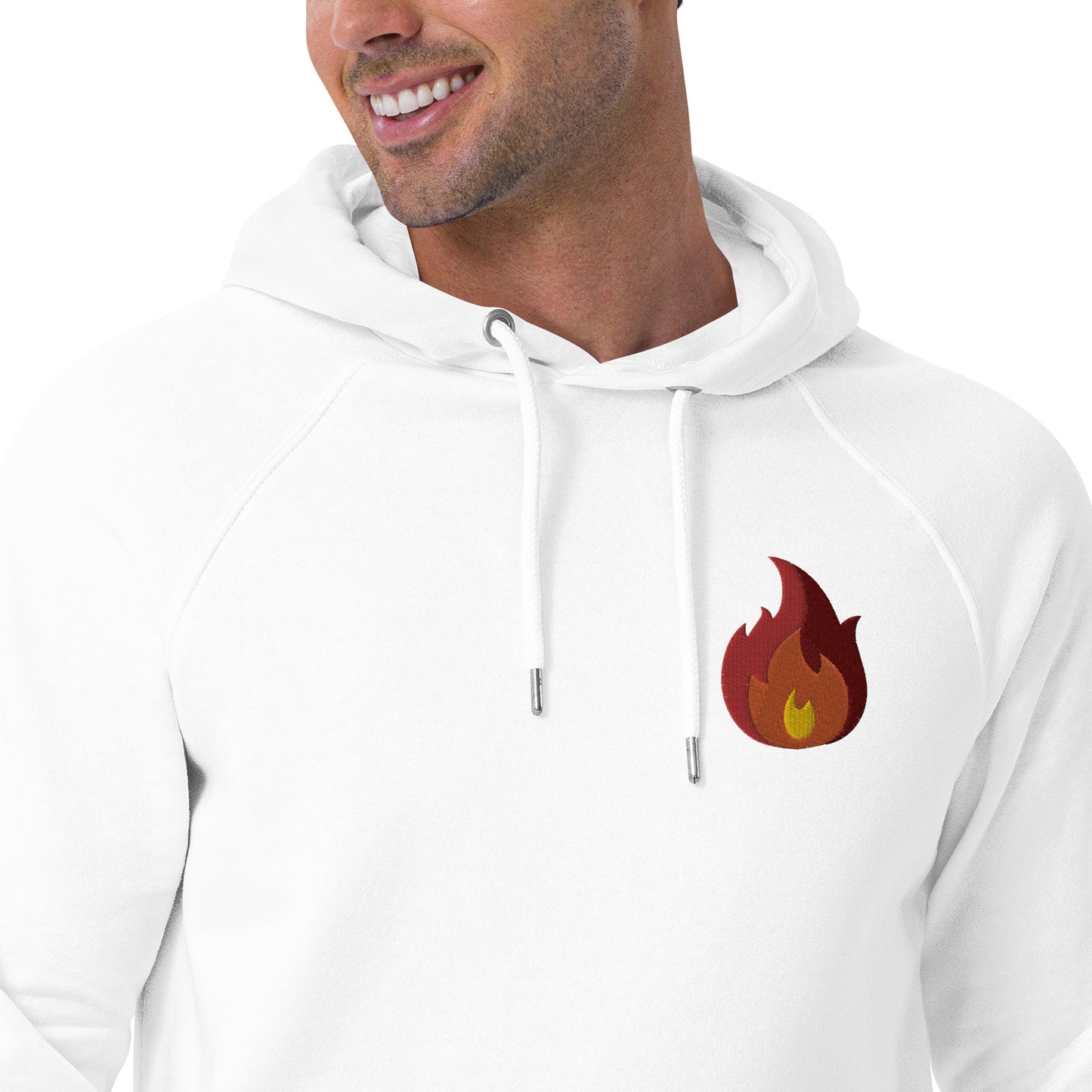 Unisex eco raglan hoodie
