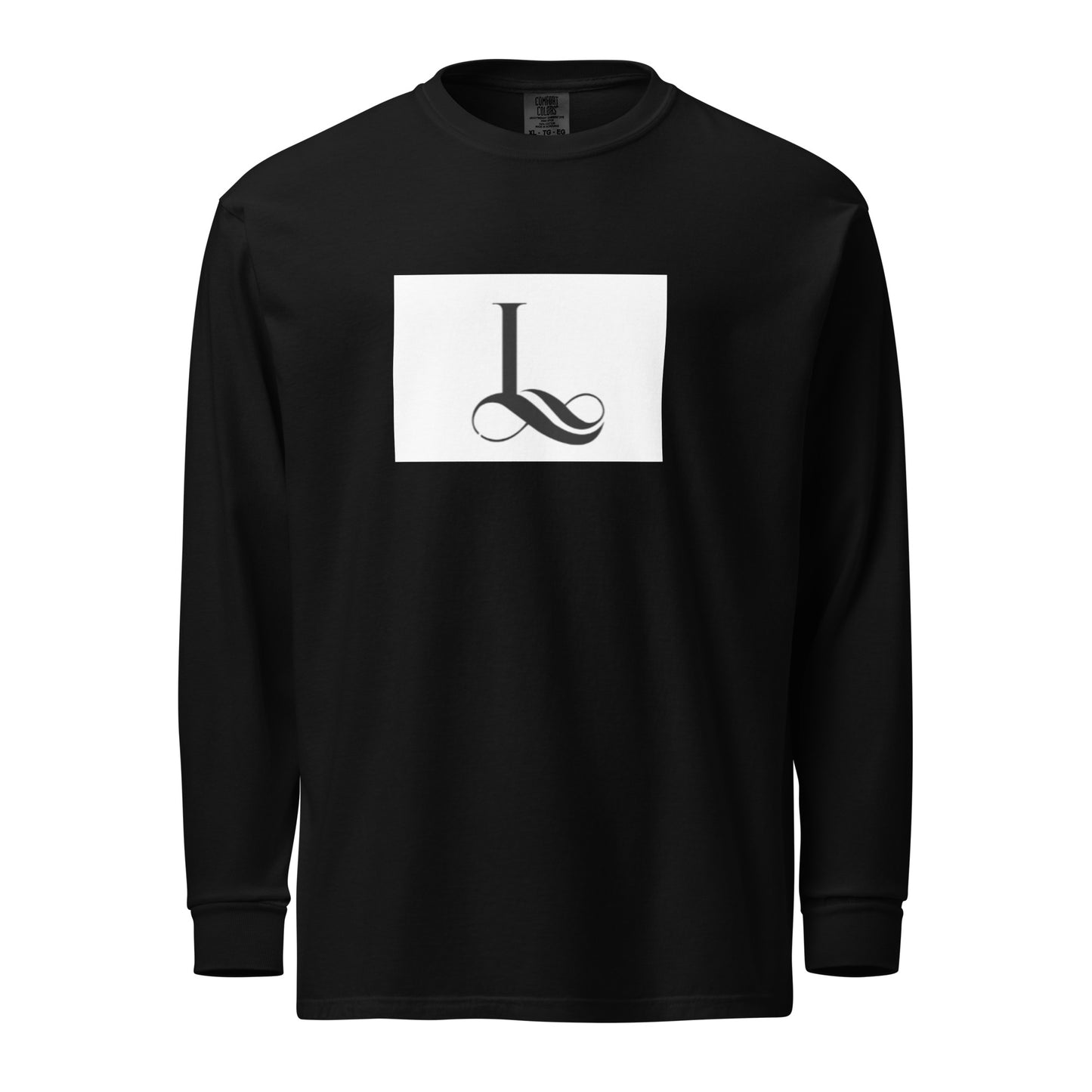Garment-dyed heavyweight long-sleeve shirt