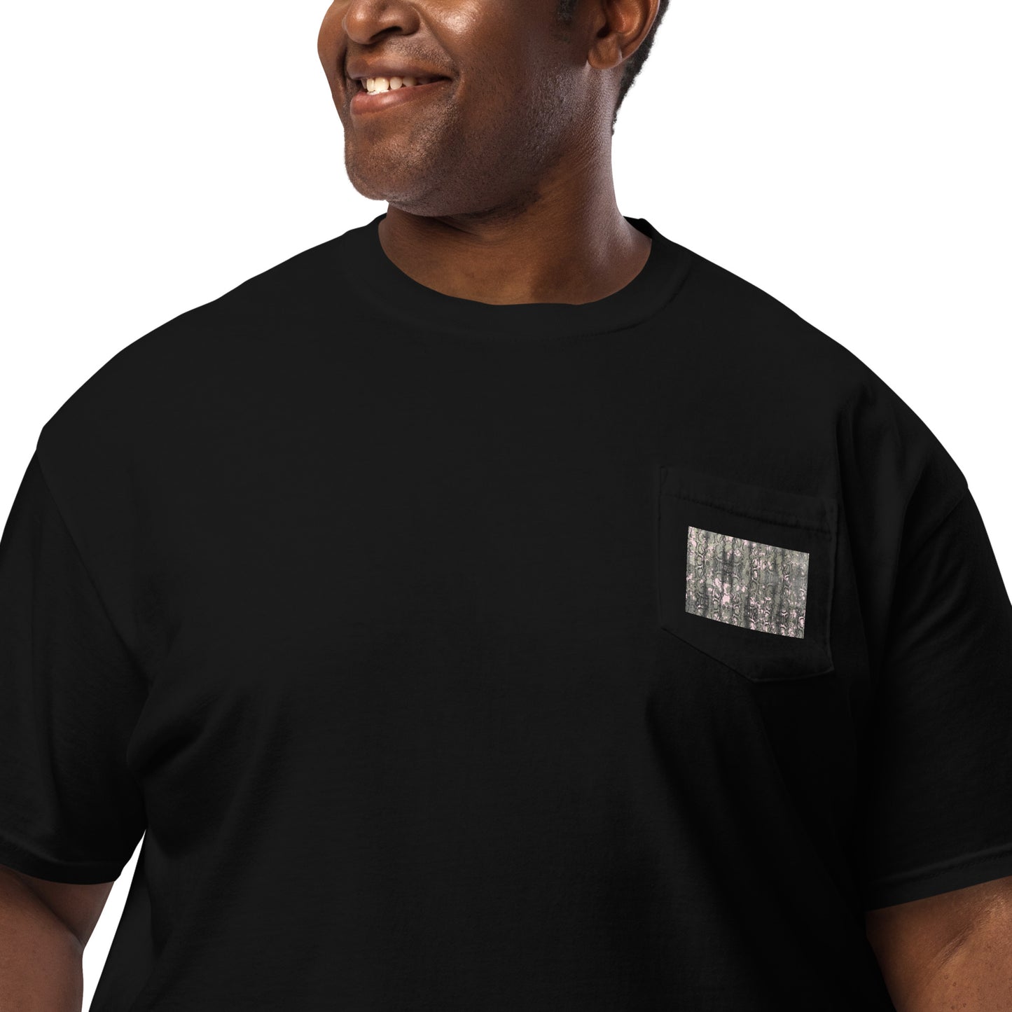 Unisex garment-dyed pocket t-shirt